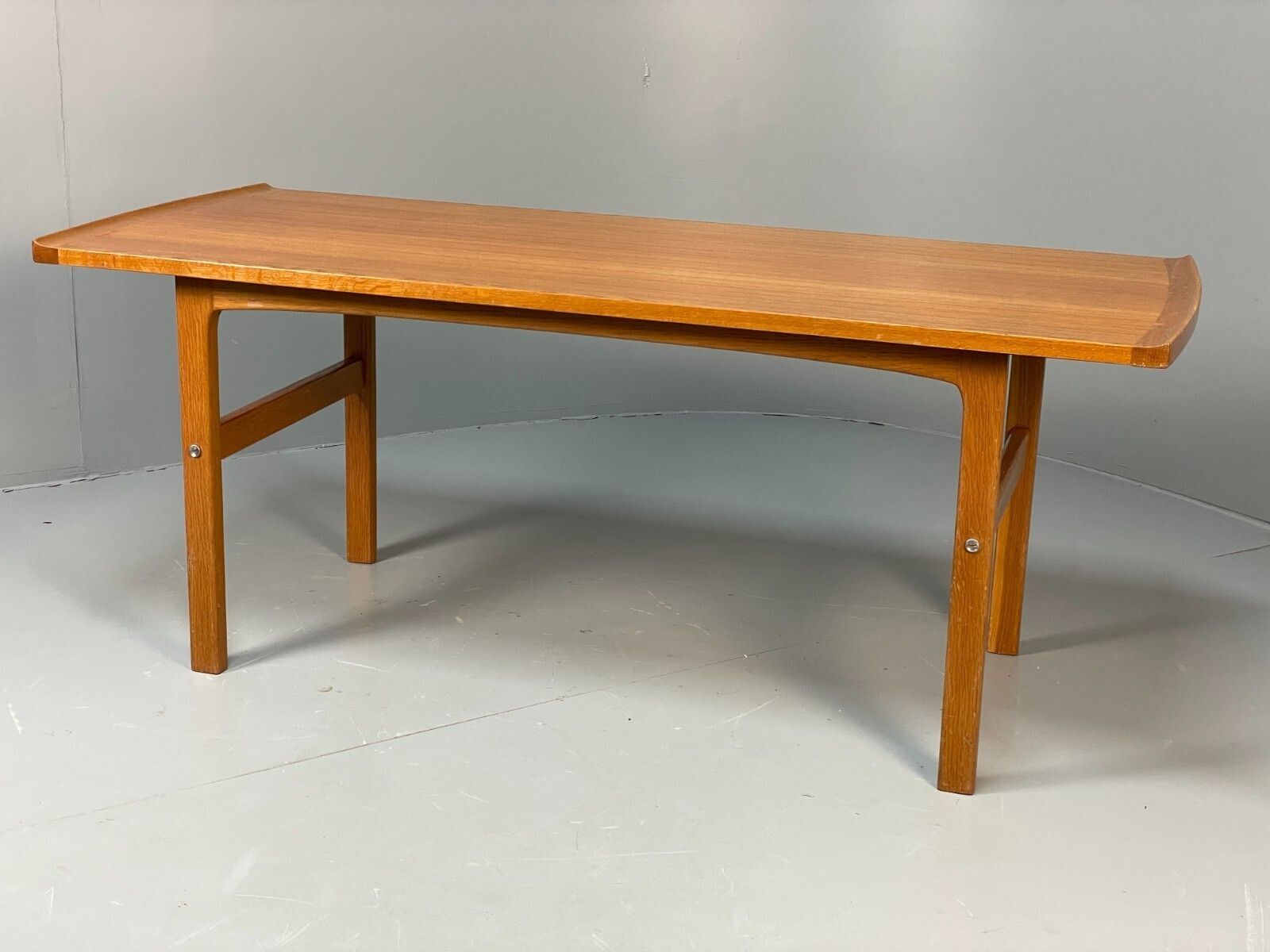 Vintage 1960s Coffee Table Teak & Oak Swedish Mid Century Eb11193 Mwoo photo furniture