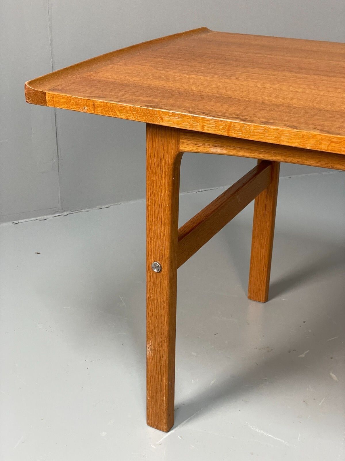 Vintage 1960s Coffee Table Teak & Oak Swedish Mid Century Eb11193 Mwoo photo vinterior