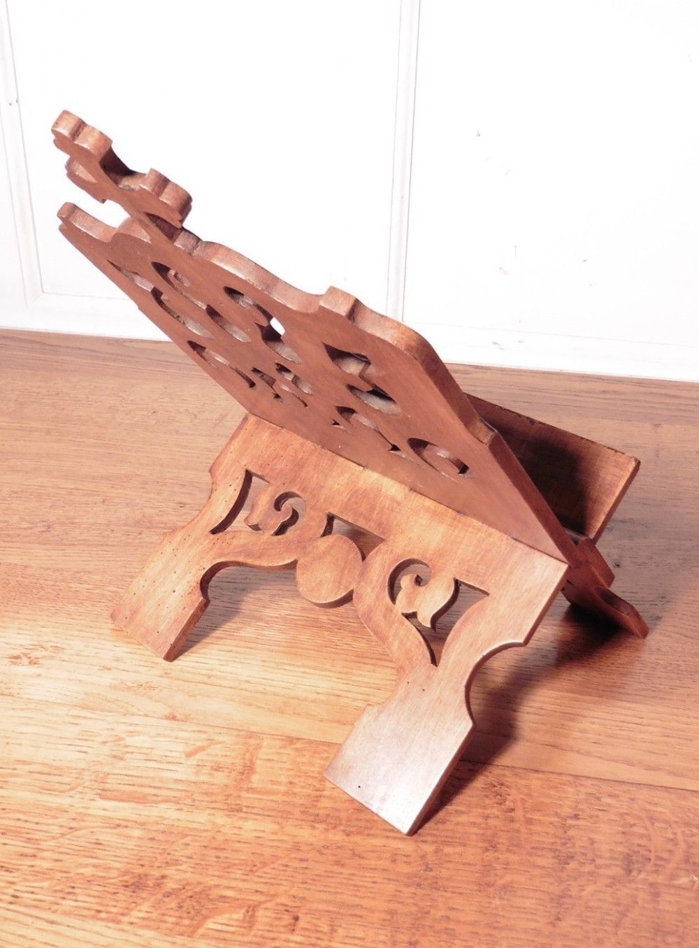 French Cherry Wood Book Rest, Music Stand photo for sale