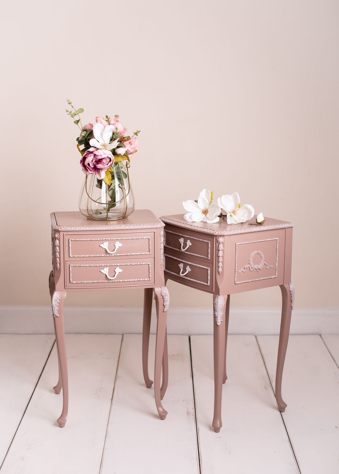 French Louis Style Olympus Vintage Bedside Cabinets photo furniture