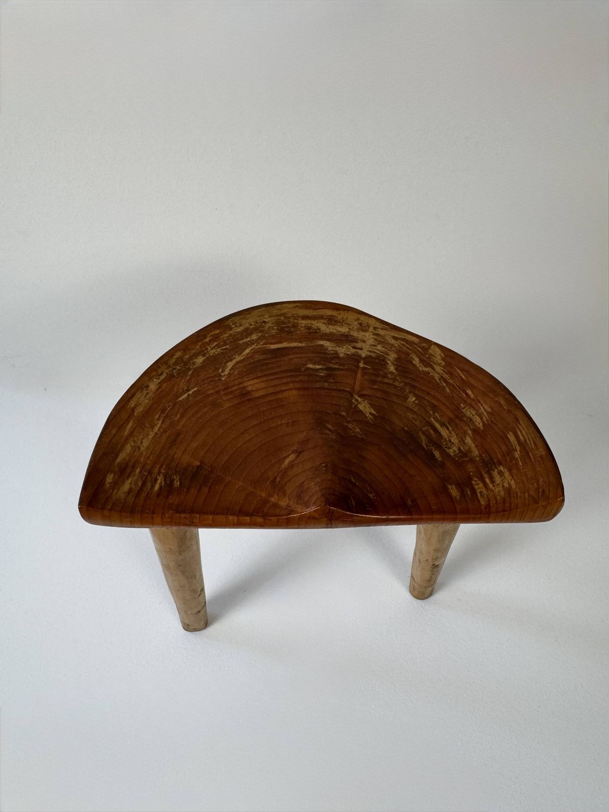 Page 1 Of 11 Vintage Wooden Tripod Stool  France 1960 photo Furniture