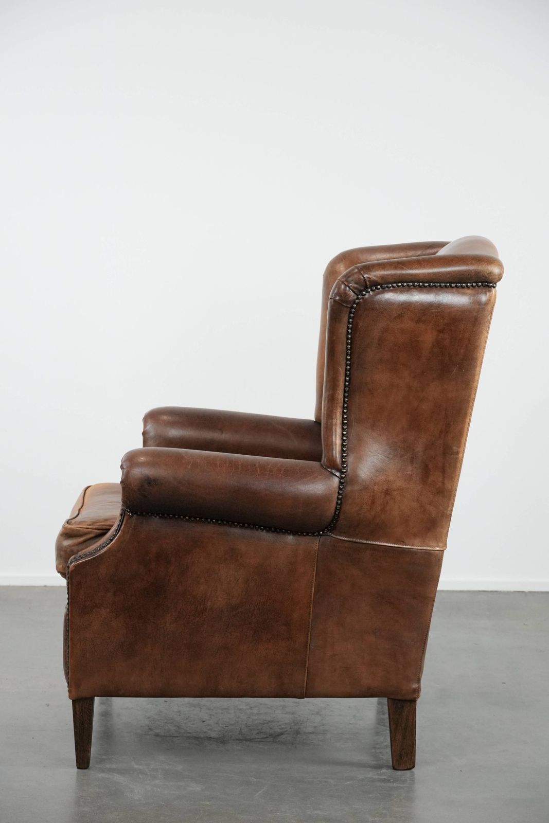 Warm, Cozy And Comfortable Vintage Sheepskin Armchair With Character photo 1017.0