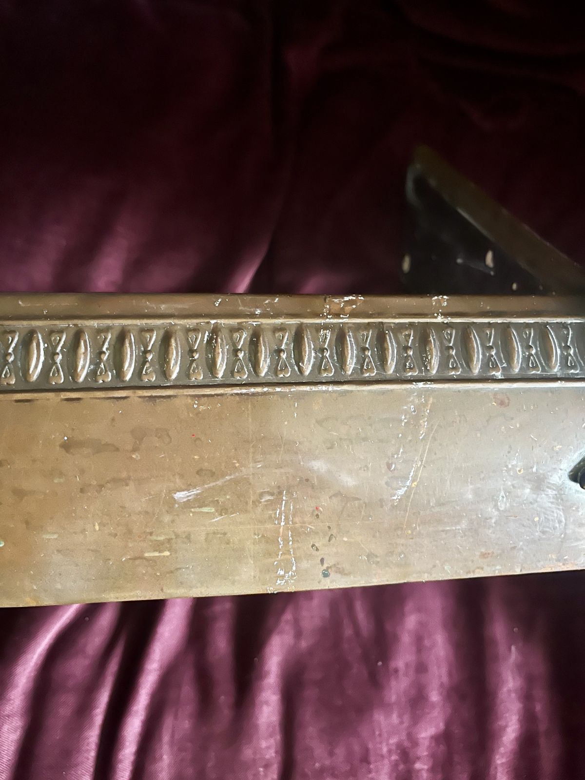 Arts & Crafts Copper & Brass Fireplace Fender – Edwardian C.1900 photo 225.0