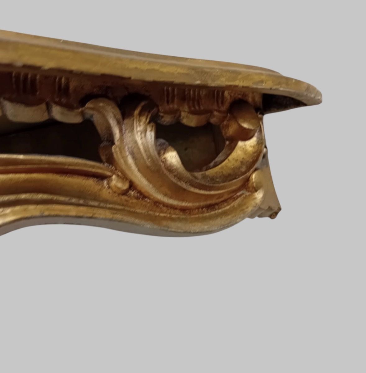 20th Century Gilt Polymer Console Table In The Louis XV Style photo buy