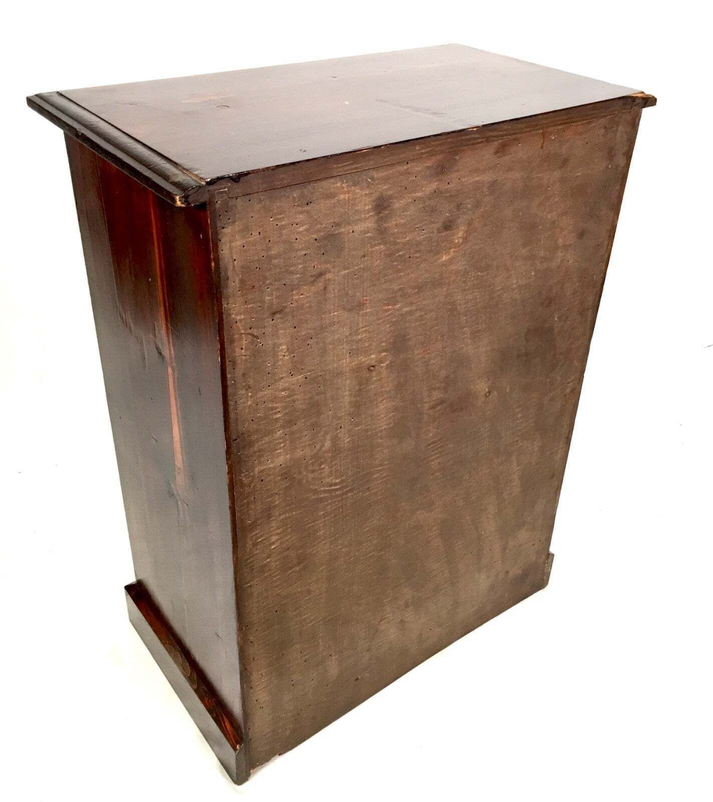 photo buy Antique Wooden Large Tabletop Collectors Cabinet Specimen Chest Of Drawers C1900