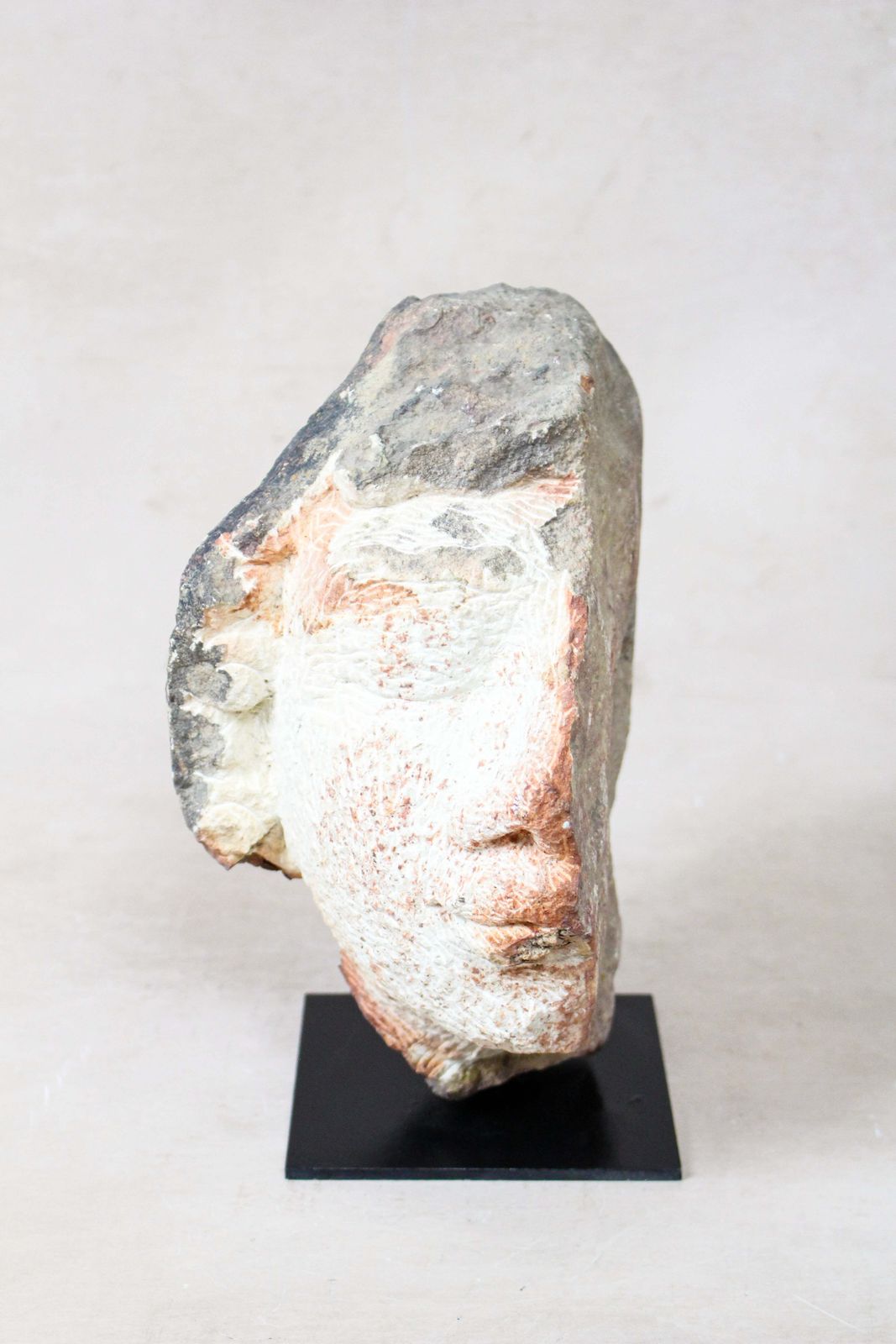 Stone Head Sculpture By Rizimu Chiwawa Zimbabwe 31.15