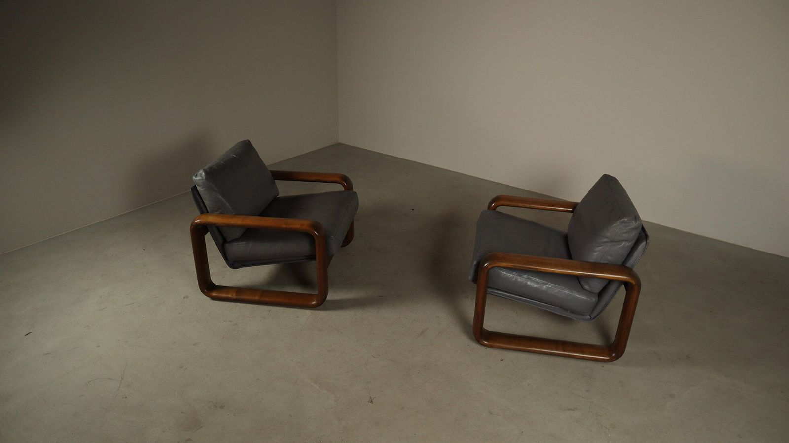 Furniture Pair Of "Hombre" Armchairs By Burkhard Vogtherr For Rosenthal, 1970s photo