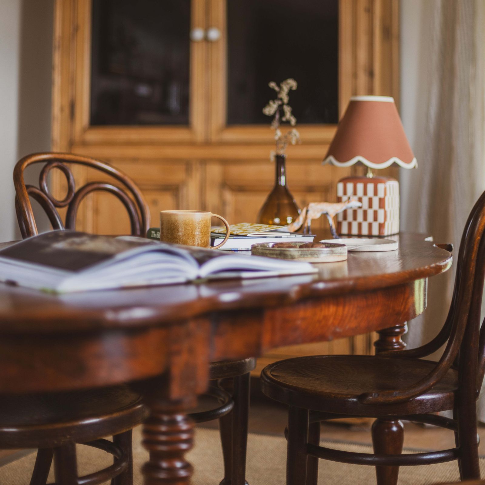 French 19th Century Pine Cafe Table photo furniture