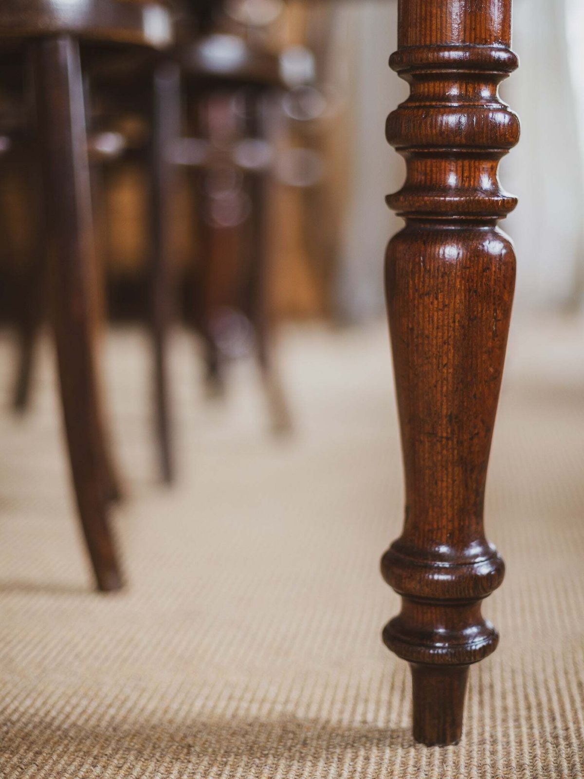 photo furniture French 19th Century Pine Cafe Table