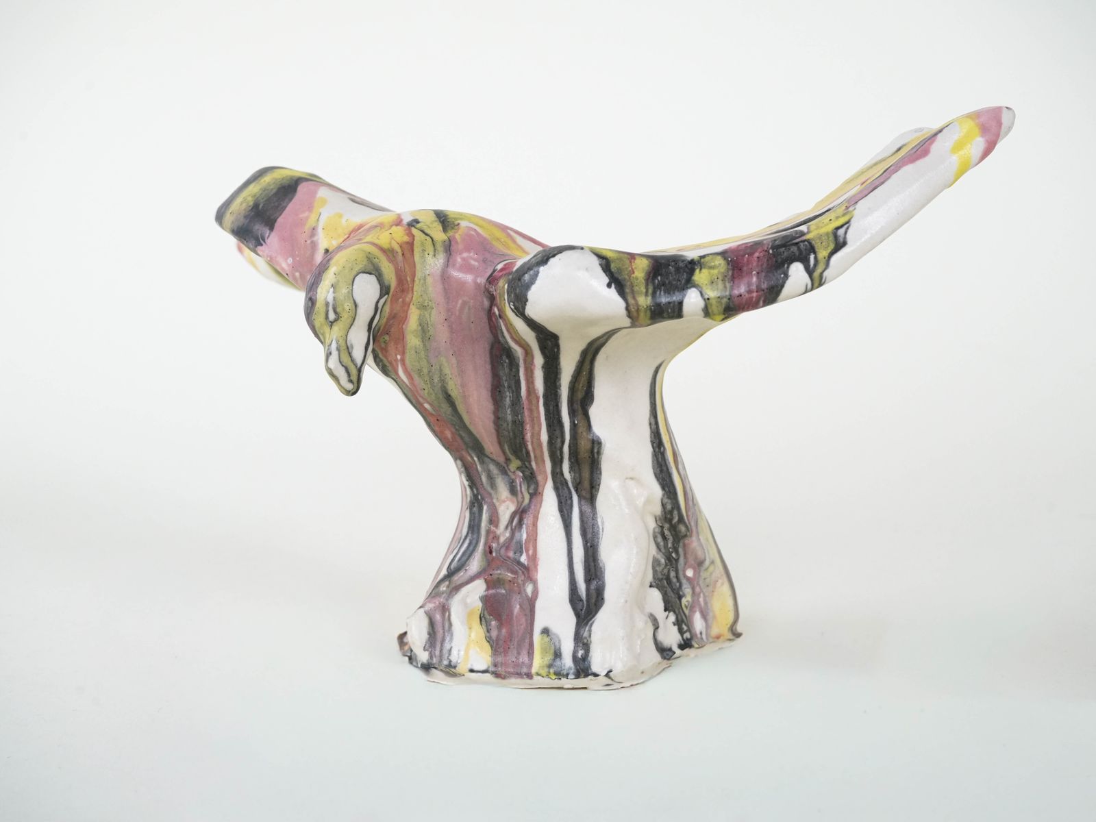 Ceramic Bird Sculpture, Italian Design, 1970s, Manufacturer: F. Ferroni photo 379.0