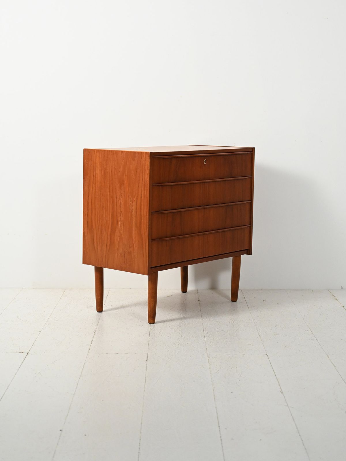 Scandinavian Teak Chest Of Drawers From The 1960s photo for sale
