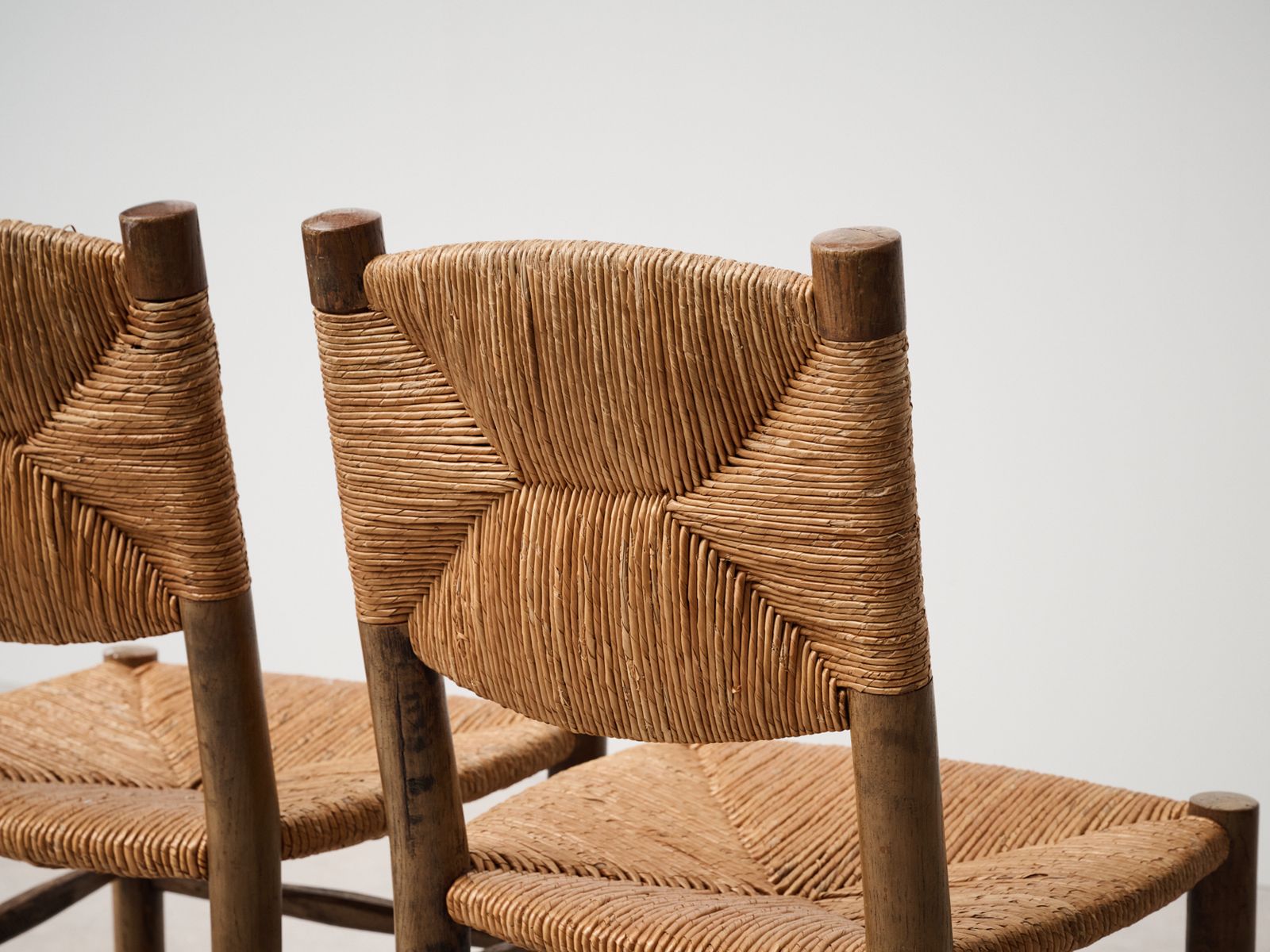 'Bauche No. 19' Chairs By Charlotte Perriand France, 1950s    Set Of 2 photo vinterior
