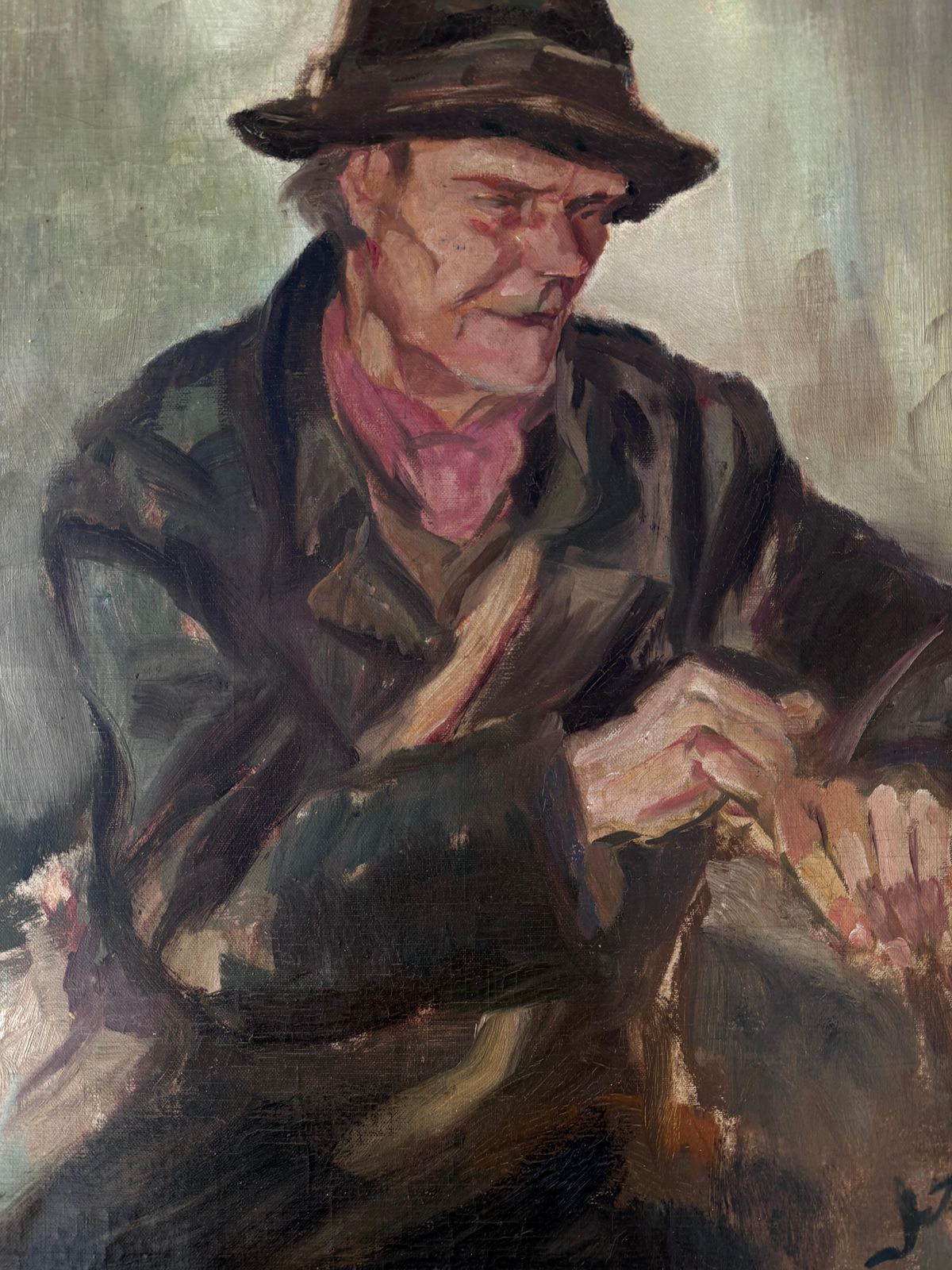 José Vilato Ruiz Fin – José Fin – Belangrijk Gesigneerd Olieverfportret, School Of Paris, Familie Picasso, Ca. Jaren 1940 photo buy