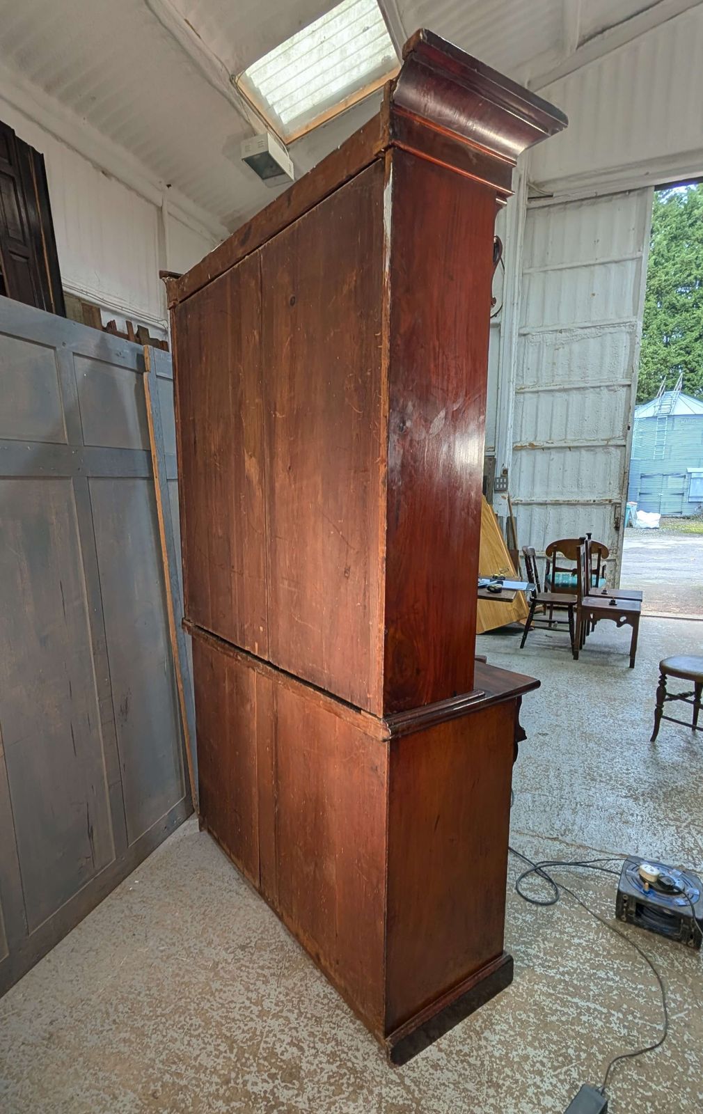 Fine Mahogany Victorian Chiffonier Bookcase With Detailing photo for sale