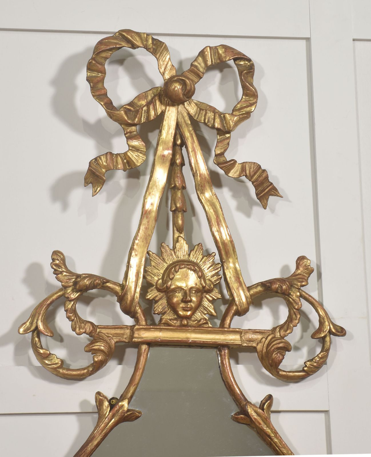 Pair Of 19th Century Giltwood Rococo Revival Wall Mirrors photo vinterior