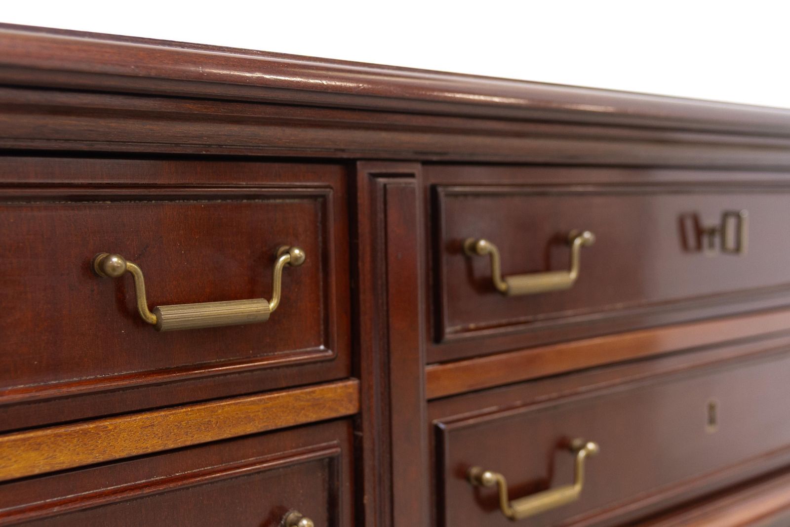 Furniture Danish Hepplewhite Mahogany Console Table By Farre Møbelfabrik, 1970s. photo