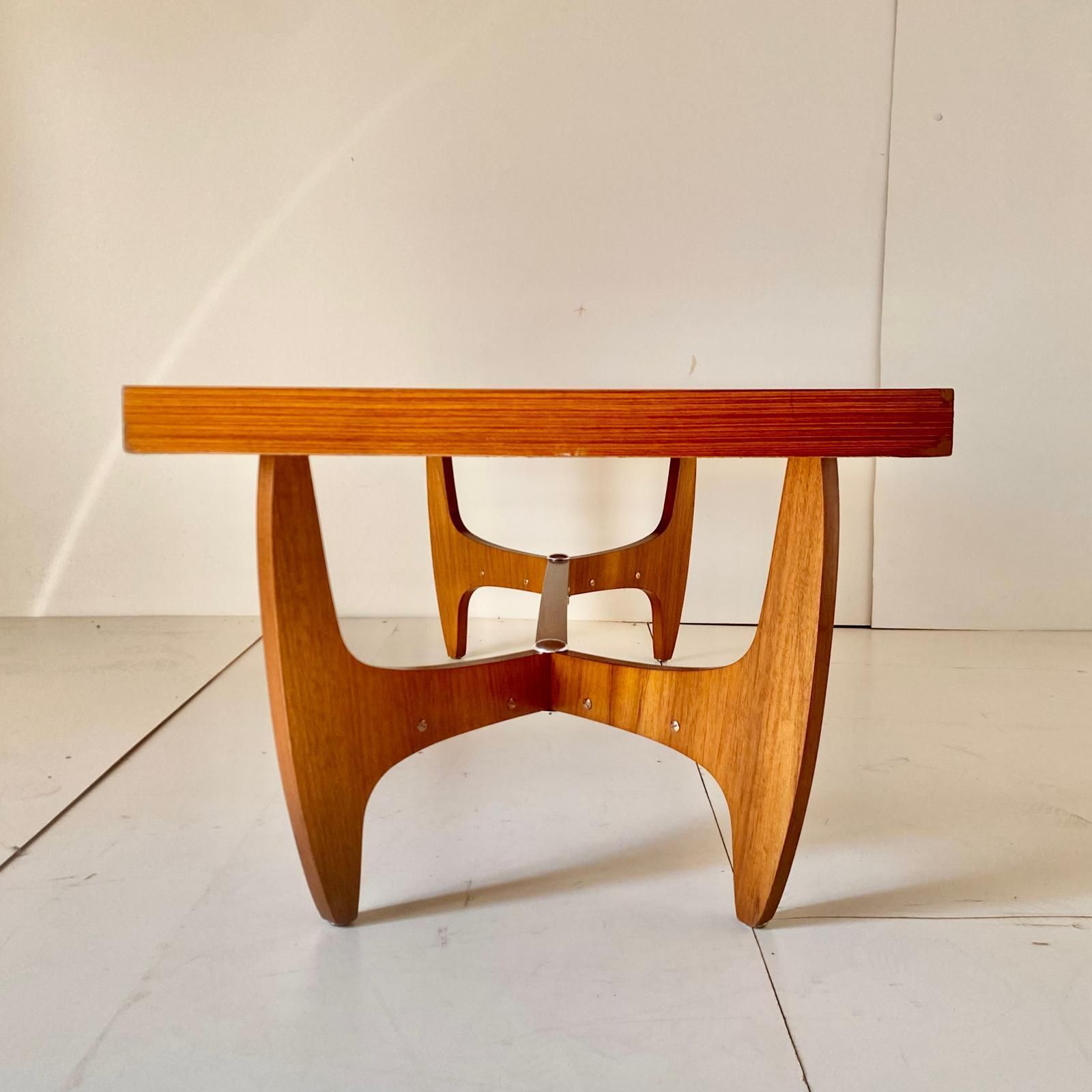 Midcentury Modern Italian Big Wood Coffetable photo Furniture
