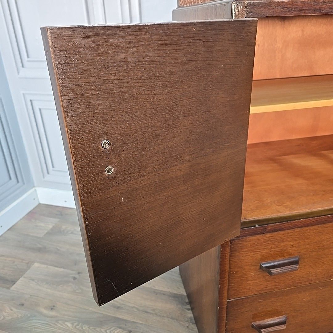 Vintage Tallboy Cabinet E Gomme G Plan Cupboard Drawers Gentleman's Wardrobe photo vinterior