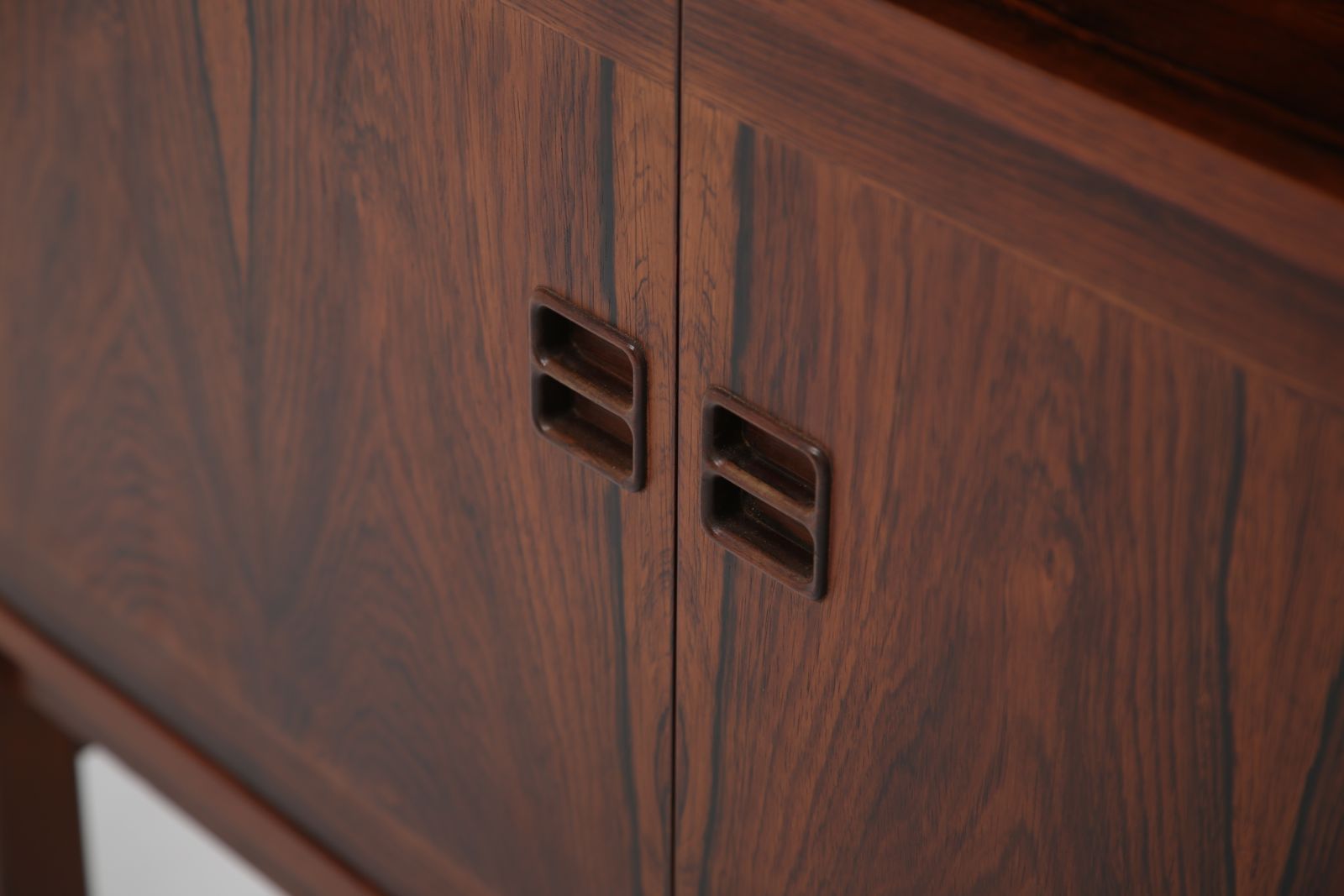 photo for sale Poul Hundevad: Mid Century Modular Wall Unit & Desk In Brazilian Rosewood, Denmark, 1960s