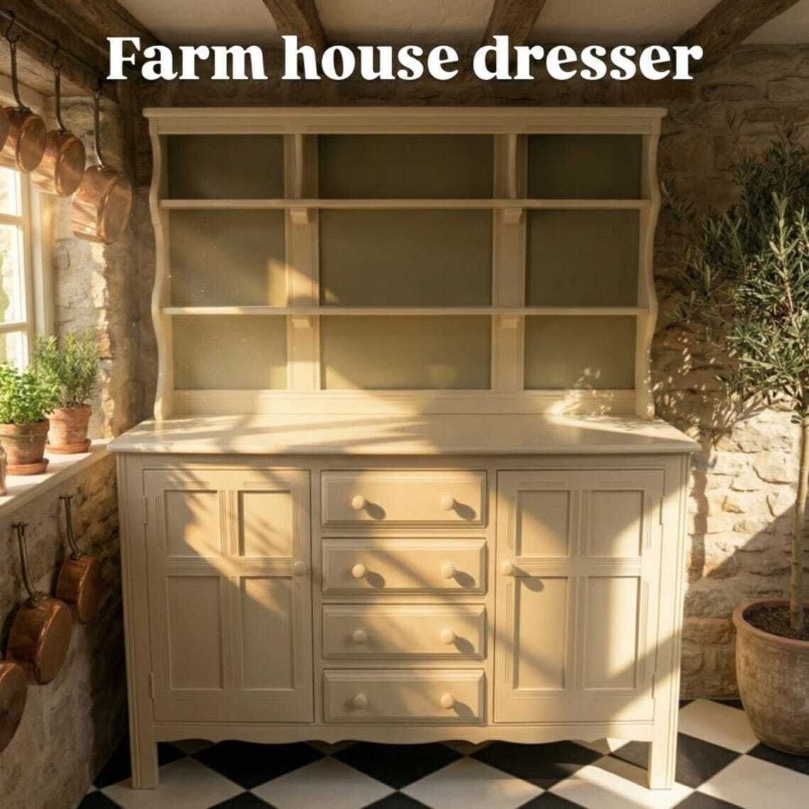 Farm House Welsh Dresser, 1920s