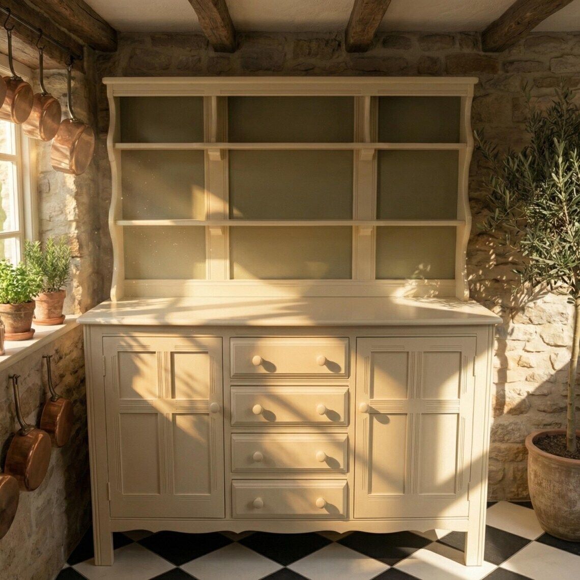 Farm House Welsh Dresser, 1920s photo for sale