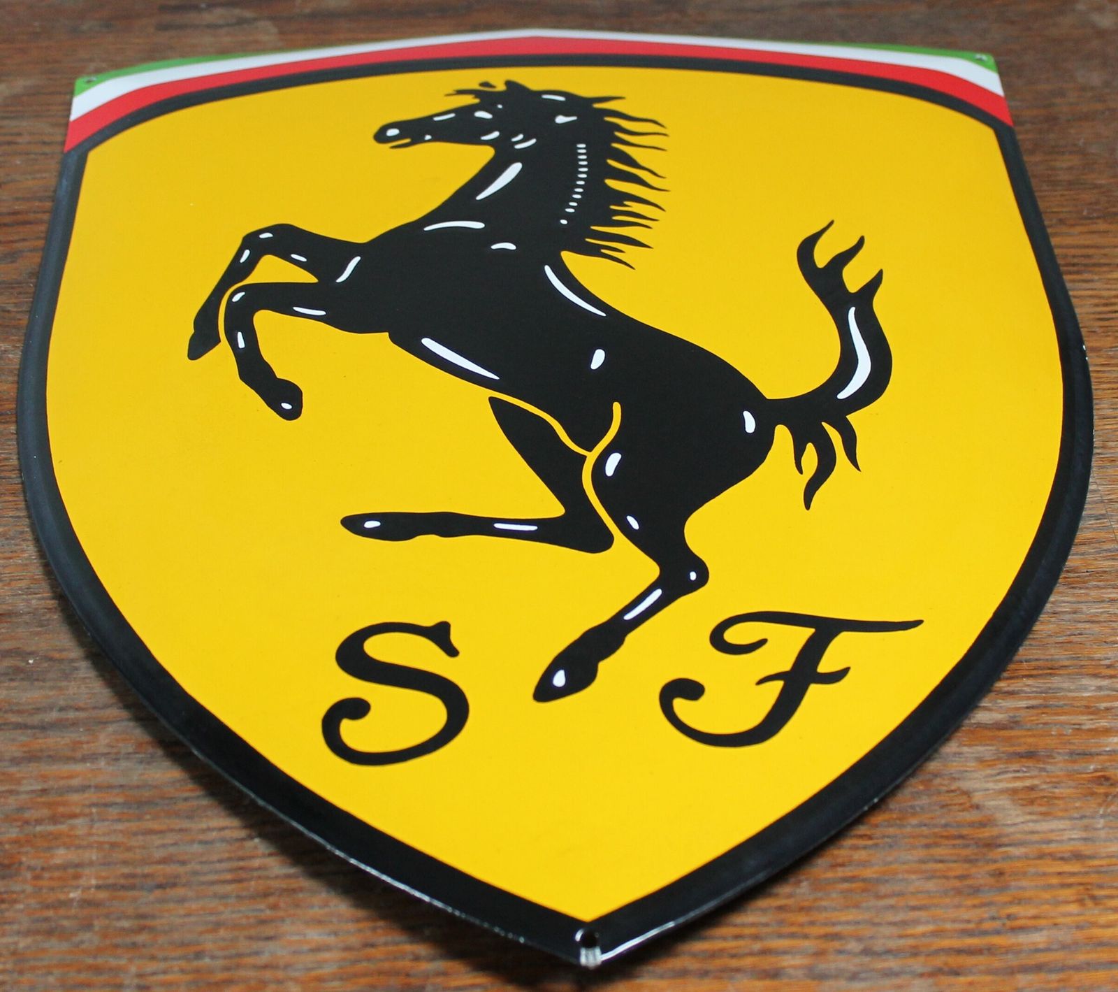 photo furniture Large Ferrari Dealership Plaque Garage Showroom Auto Sign Cavallino Rampante Scuderia F1 Miglia 1000 Hublot Big Bang Art