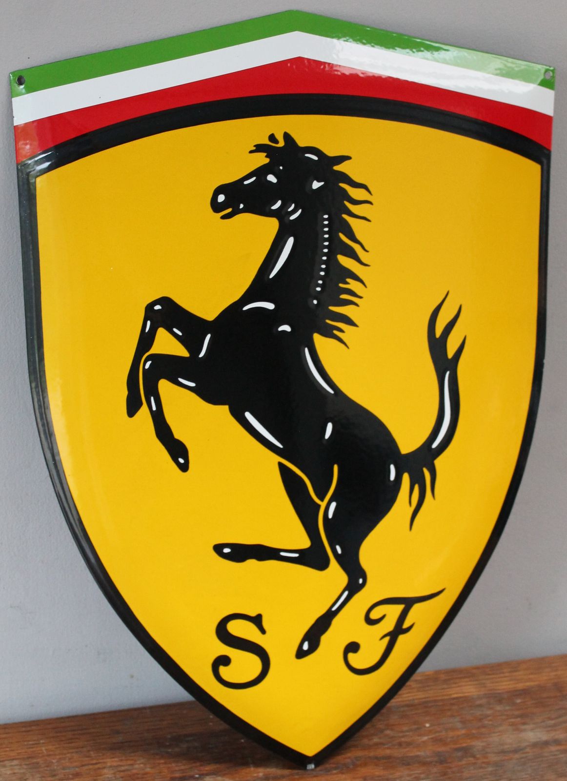 Large Ferrari Dealership Plaque Garage Showroom Auto Sign Cavallino Rampante Scuderia F1 Miglia 1000 Hublot Big Bang Art photo 395.0