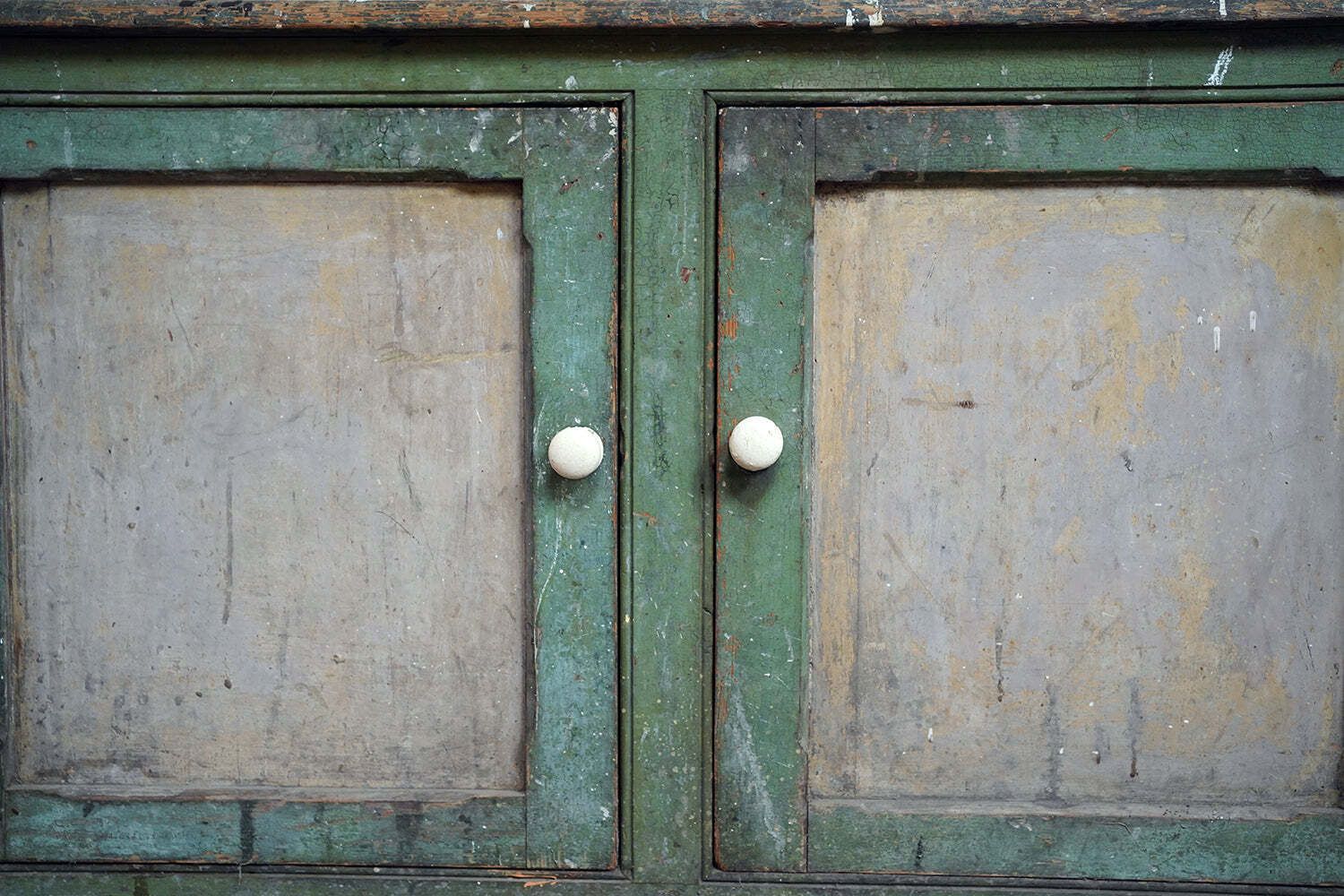 A Mid Victorian Painted Pine Sideboard C.1860 photo Furniture