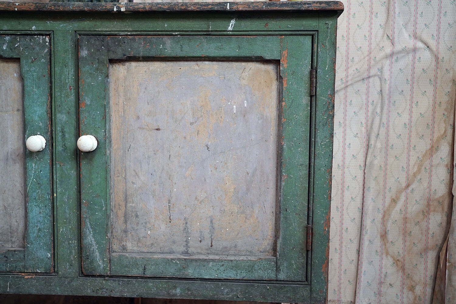 A Mid Victorian Painted Pine Sideboard C.1860 photo 1375.0