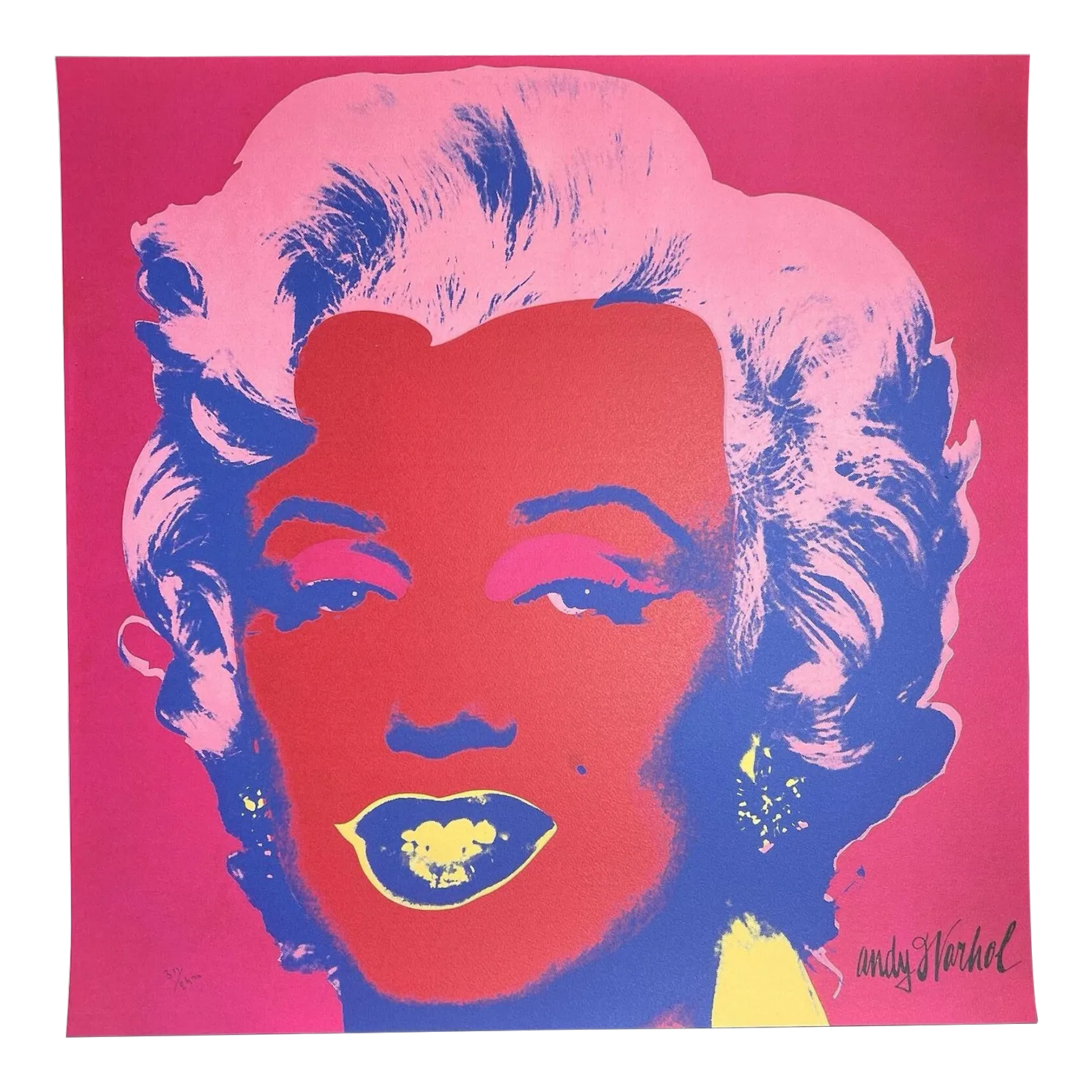 1986 Carnegie Museum Of Art After Andy Warhol "Marilyn Monroe" Lithograph