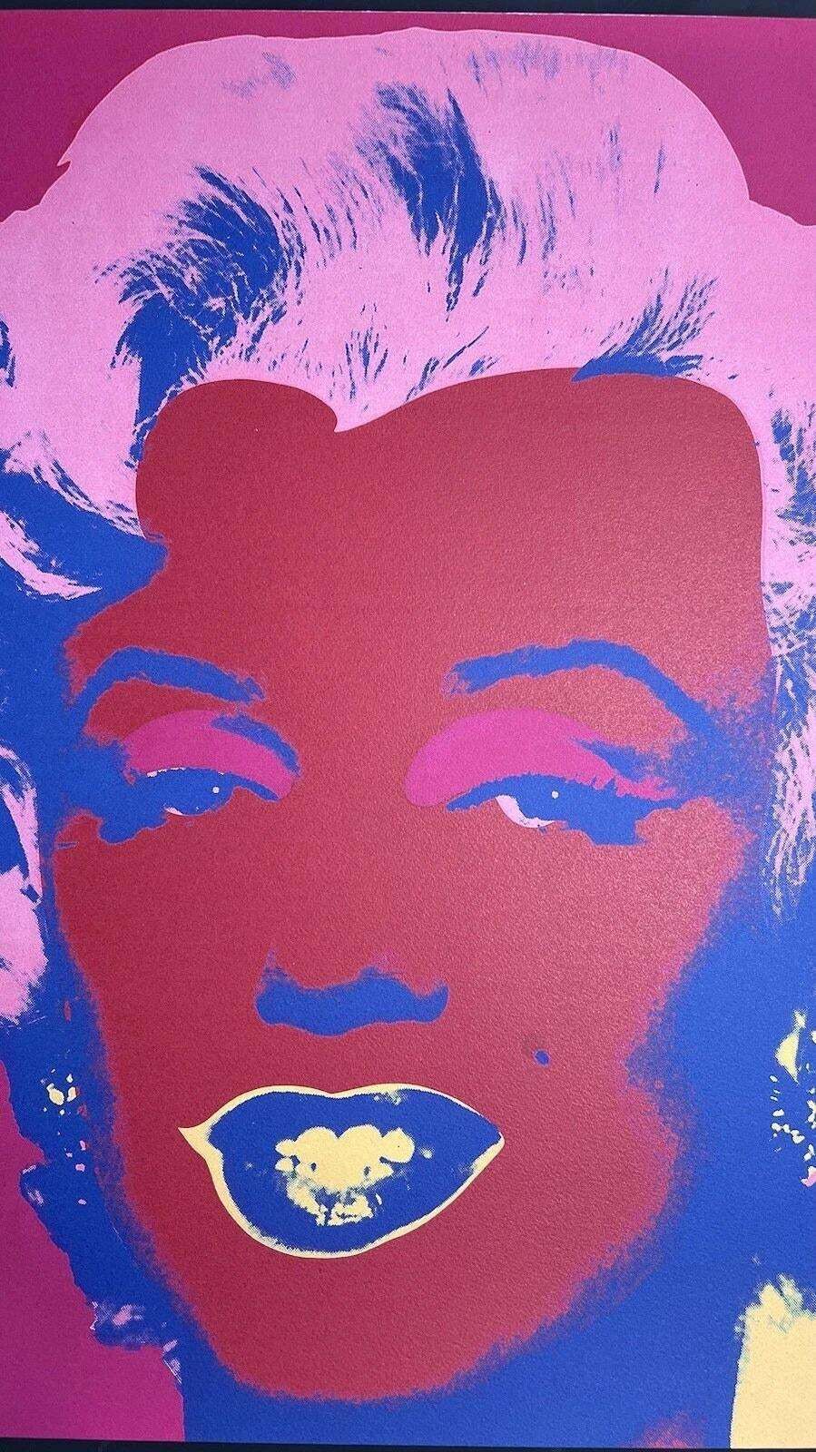 1986 Carnegie Museum Of Art After Andy Warhol "Marilyn Monroe" Lithograph photo furniture