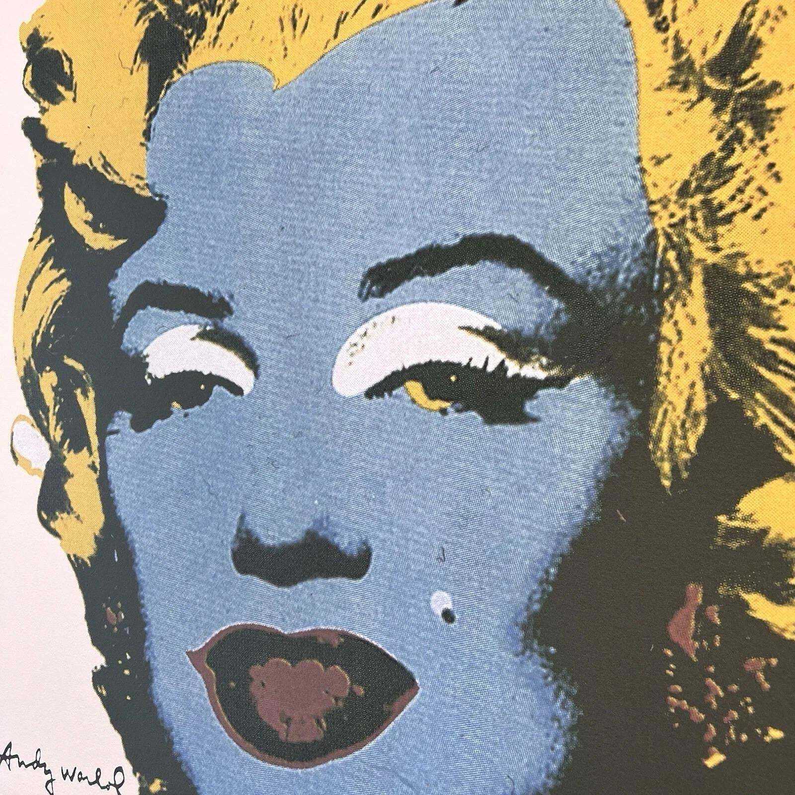 1986 Carnegie Museum Of Art After Andy Warhol "Marilyn Monroe" Lithograph photo Art