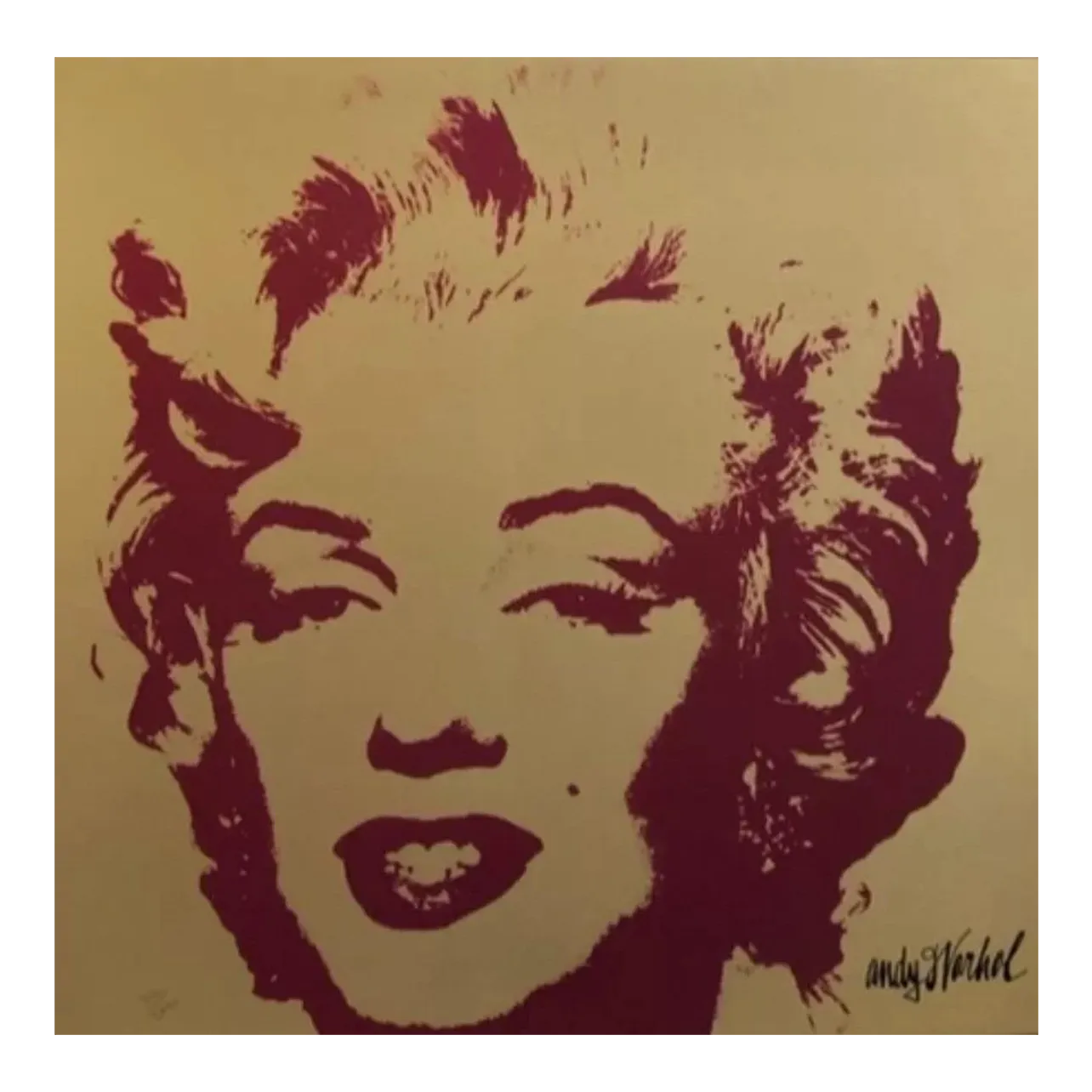 1986 Carnegie Museum Of Art After Andy Warhol "Marilyn Monroe" Lithograph