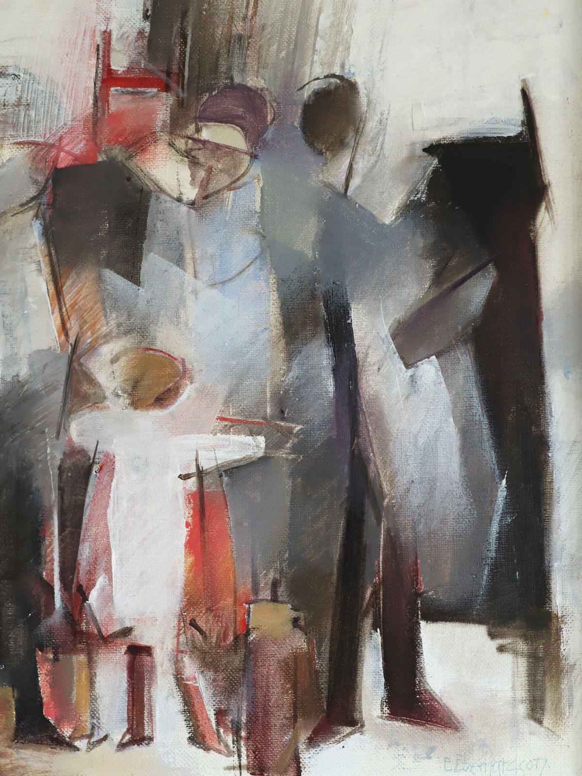 photo furniture The Waiting Place In Oil Onto Board