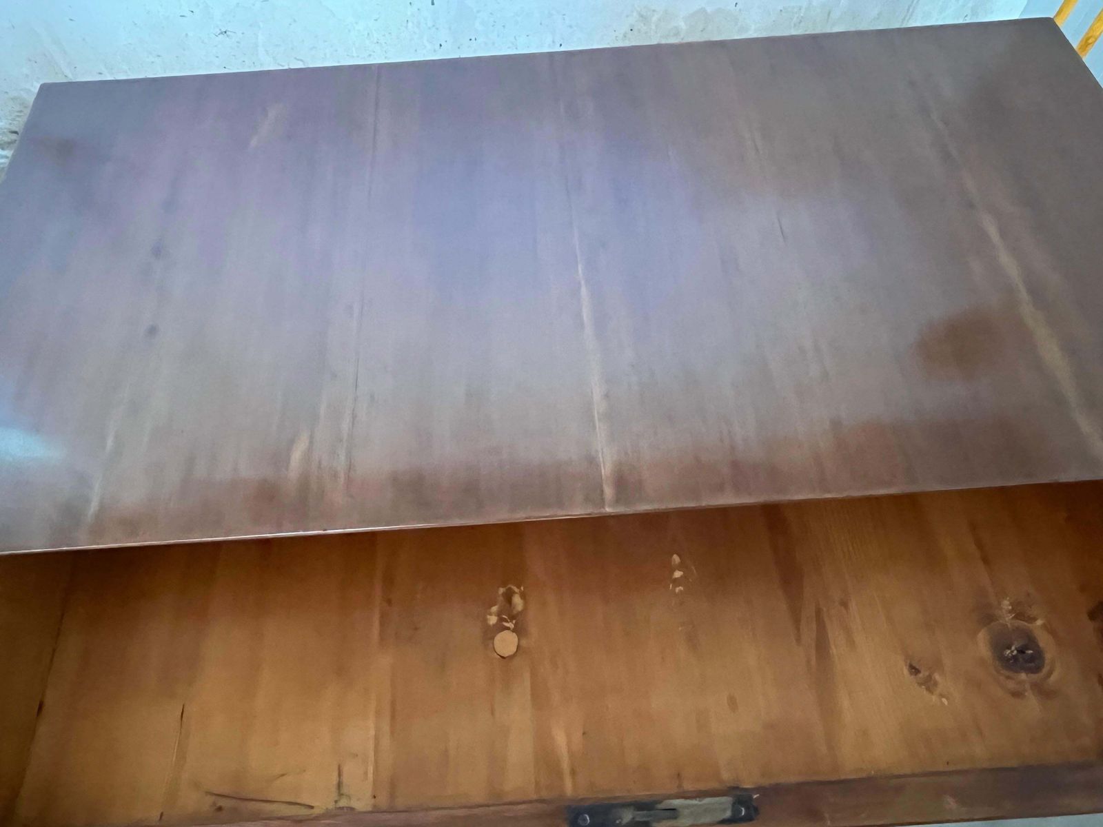 photo vintage Italian Walnut Empire Chest Of Drawers / Commode With Book Matched Veneer