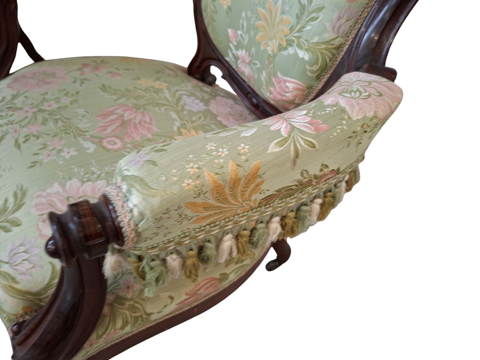 Coppia Di Poltrone D'epoca "Balloon Back" – Stile Rococò Revival (XIX Sec.) photo 3052.51