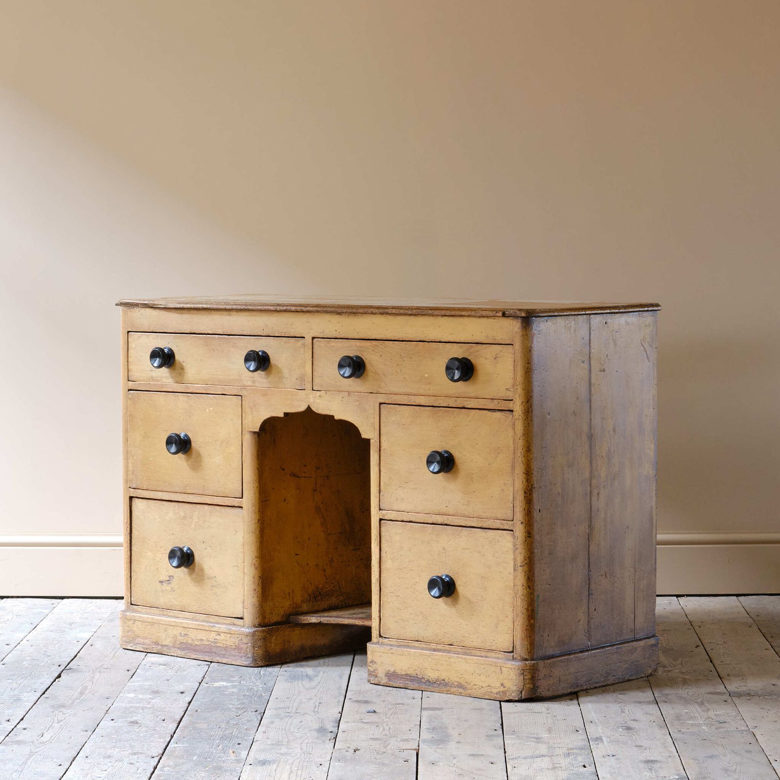 19th Century Painted Pine Dog Kennel Dresser photo furniture