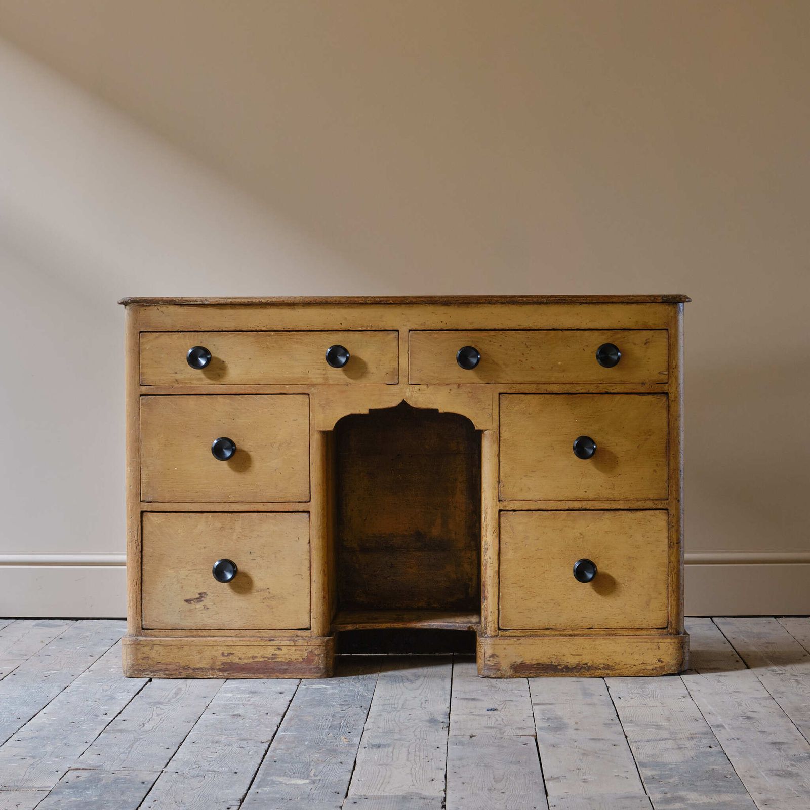 19th Century Painted Pine Dog Kennel Dresser photo for sale
