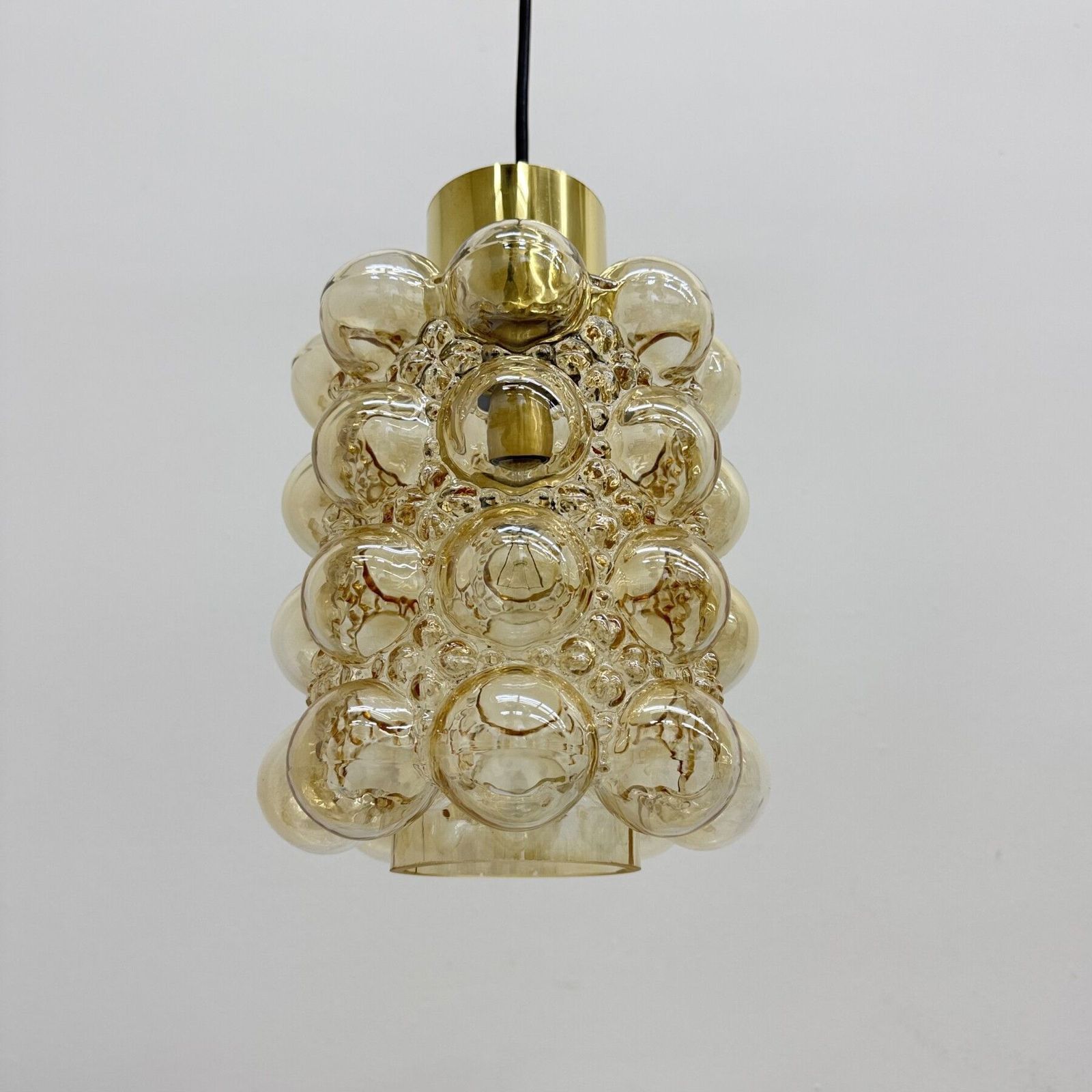 Bubble Glass Pendant By Helena Tynell For Limburg, Germany, 1970s photo for sale