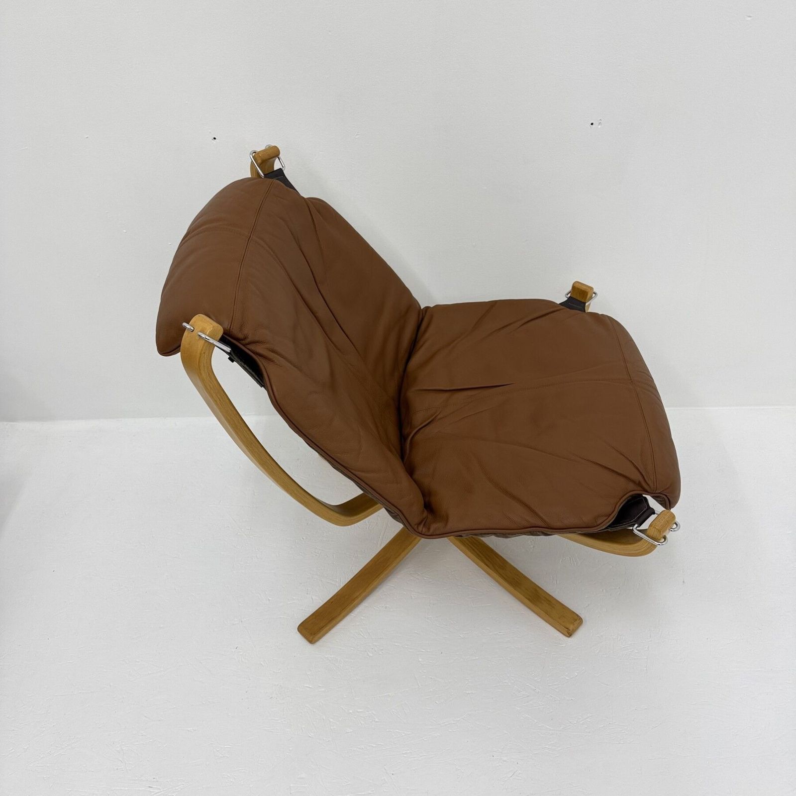 photo furniture Falcon Leather Lounge Chair By Sigurd Ressel For Vatne Møbler, 1970s