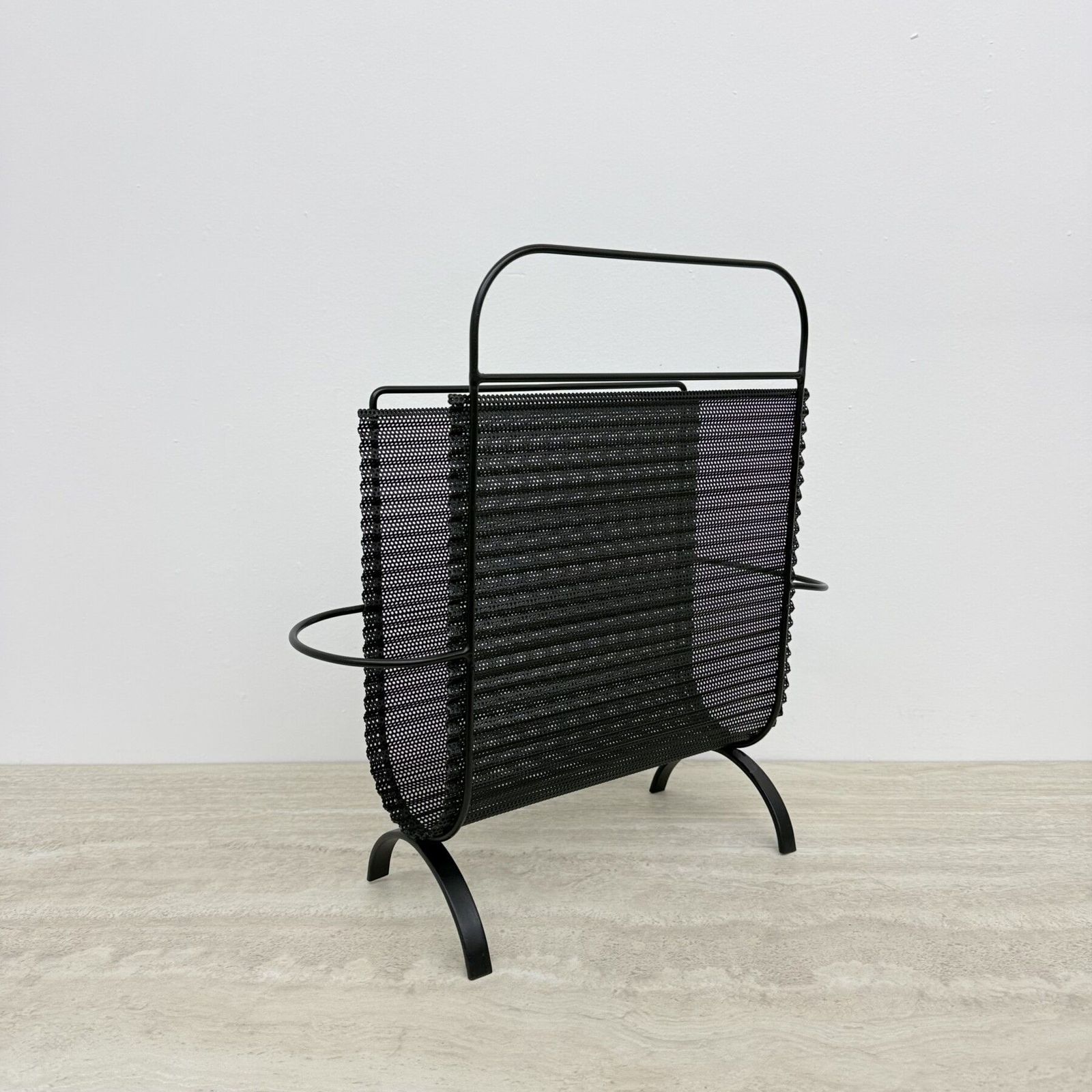 photo vinterior Mathieu Mategot For Artimeta Magazine Rack , 1950s