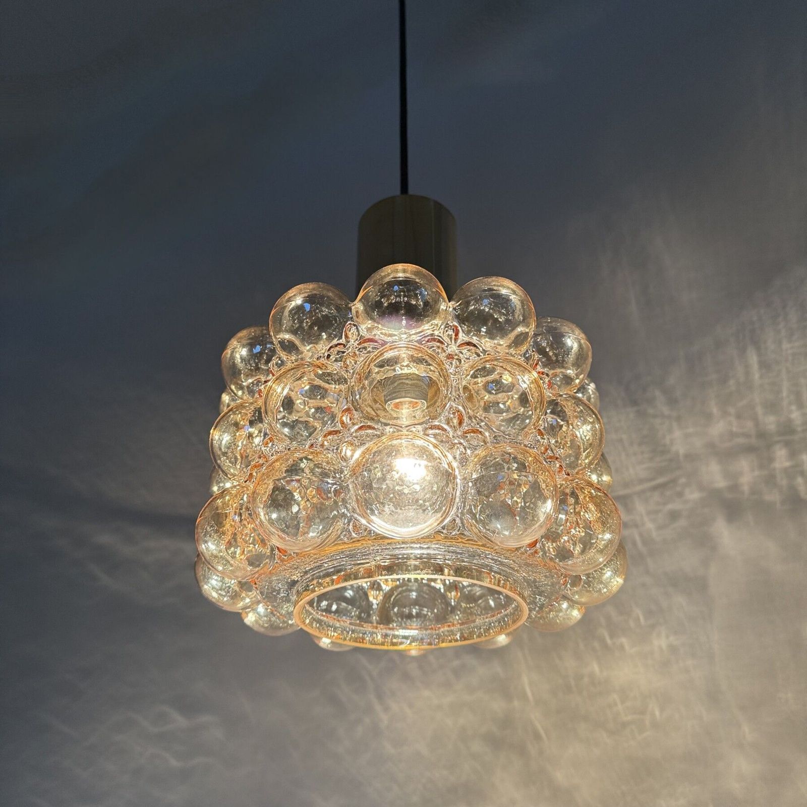 Mid Century Helena Tynell Grote Bubble Hanglamp, Jaren 1970 photo vinterior
