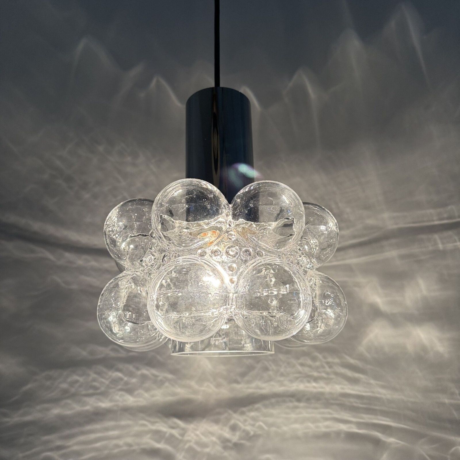 Bubble Glass Pendant Van Helena Tynell Voor Limburg, Duitsland, Jaren 1970 photo for sale