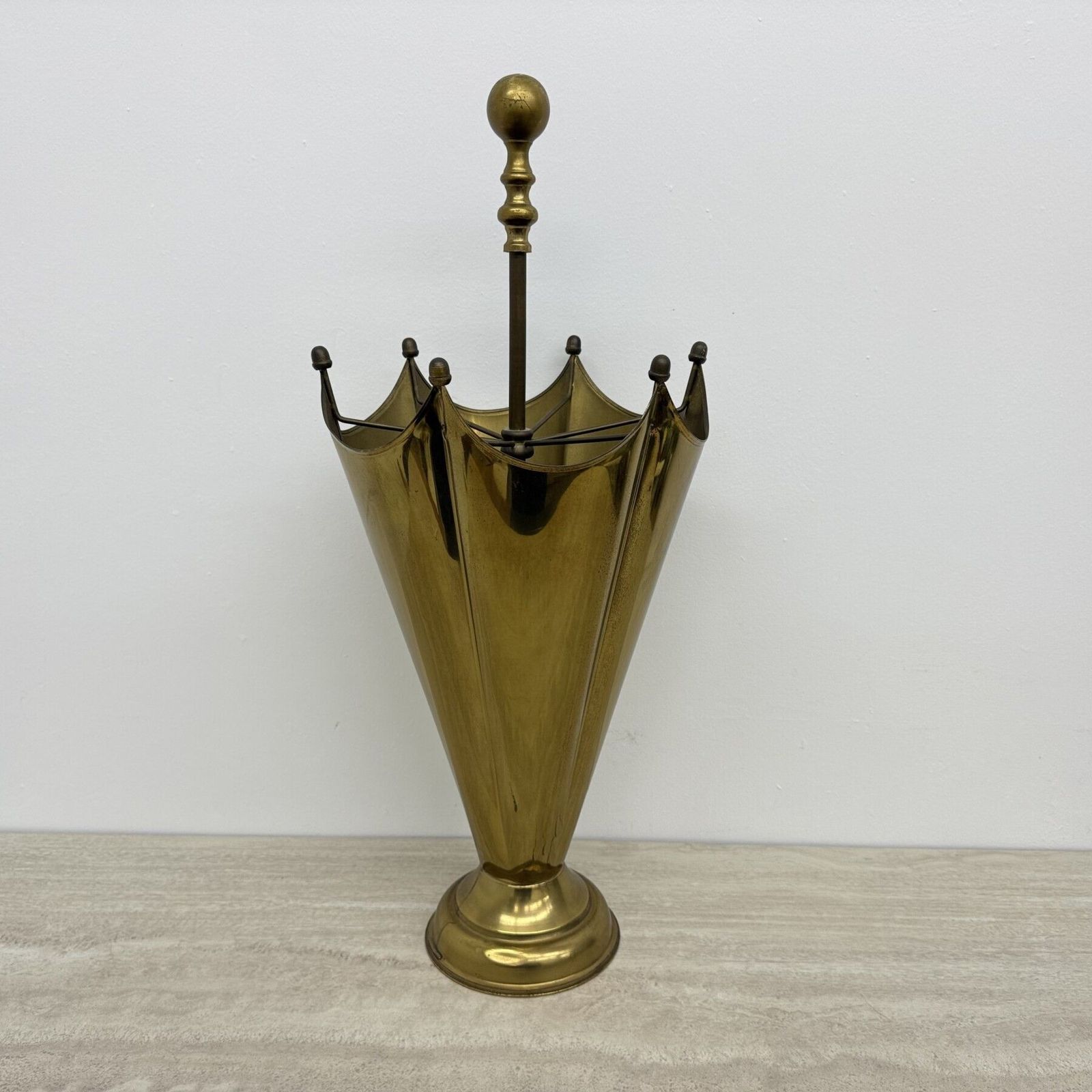 Mid Century Design Messing Paraplubak, Jaren 1970