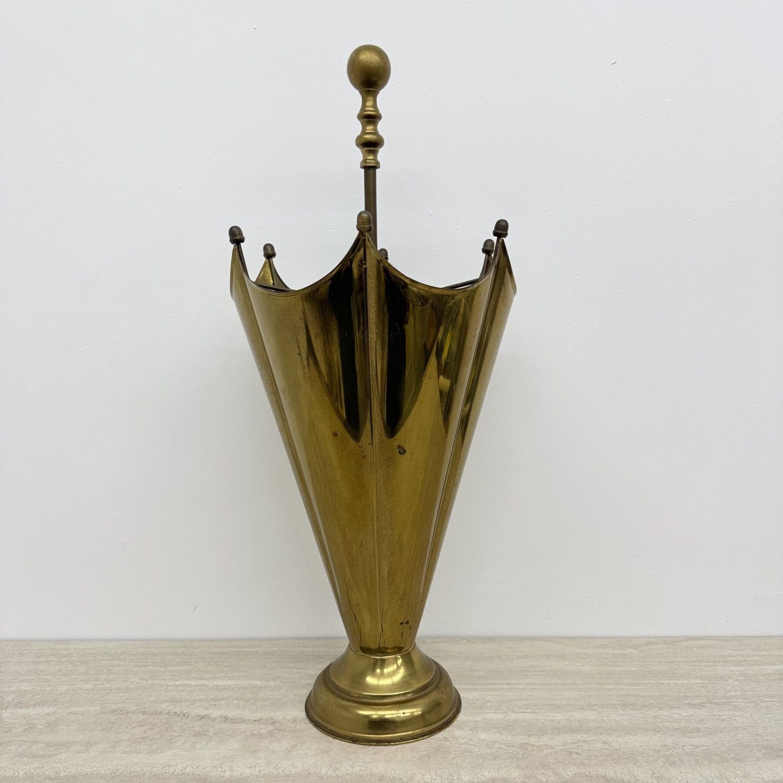 Mid Century Design Messing Paraplubak, Jaren 1970 photo furniture