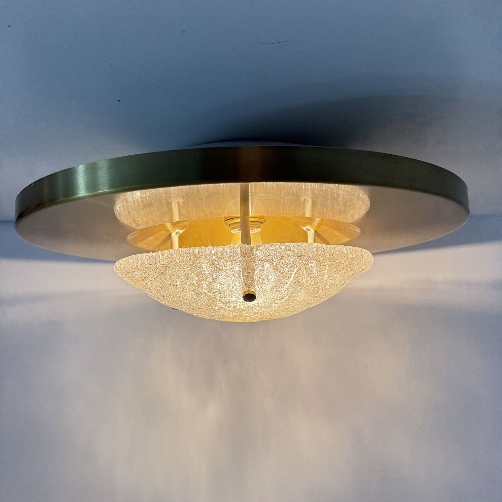 Mid Century Design Honsel Ufo Space Age Lamp, Jaren 1970 photo vintage
