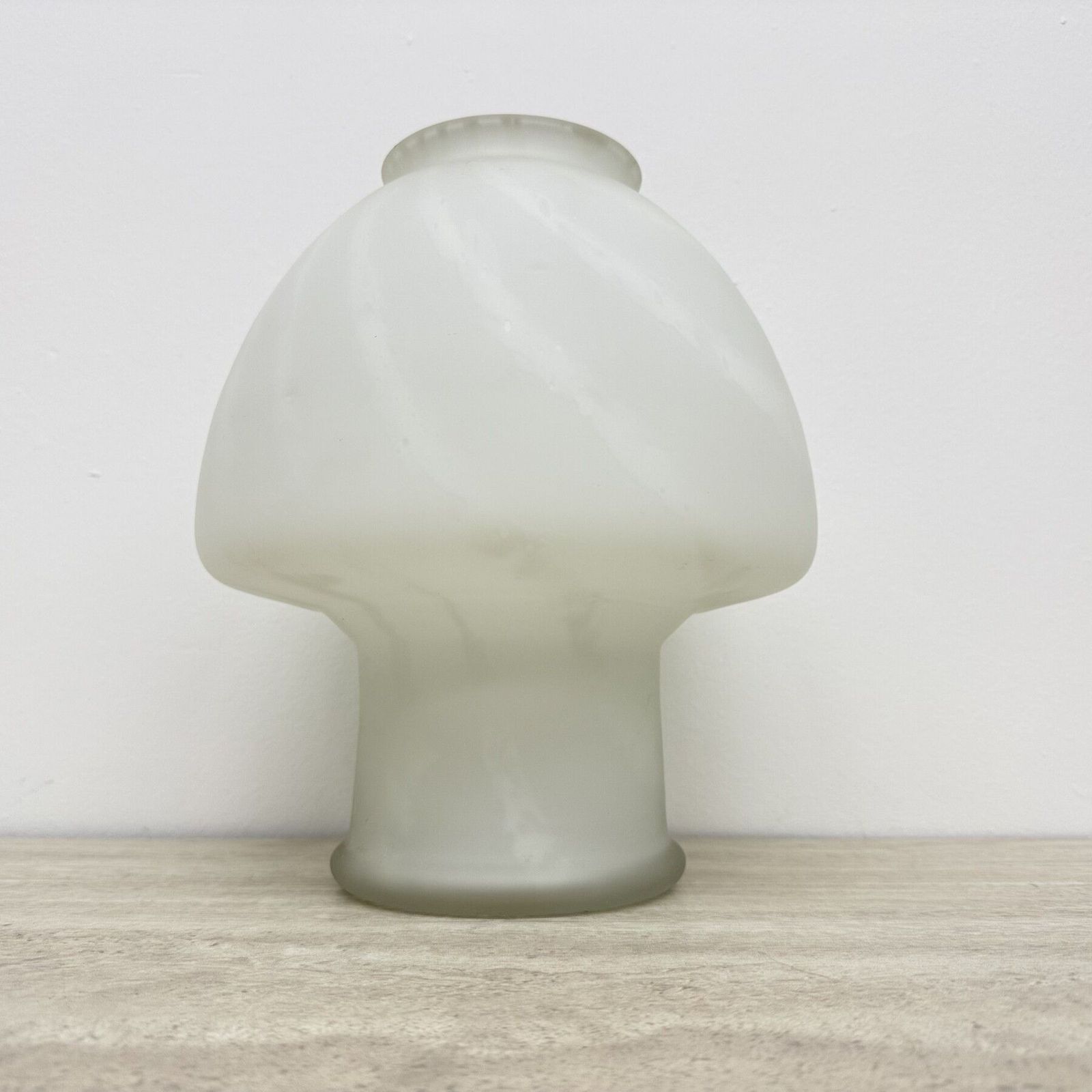 Mid Century Murano Glazen Paddenstoellamp, Jaren 1970
