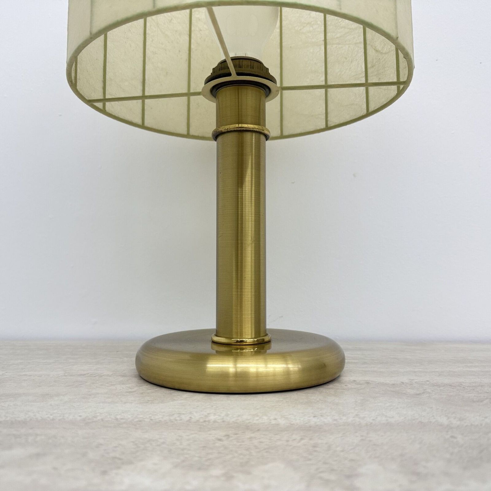 Mid Century Design Cocon Tafellamp, Jaren 1970 photo vintage