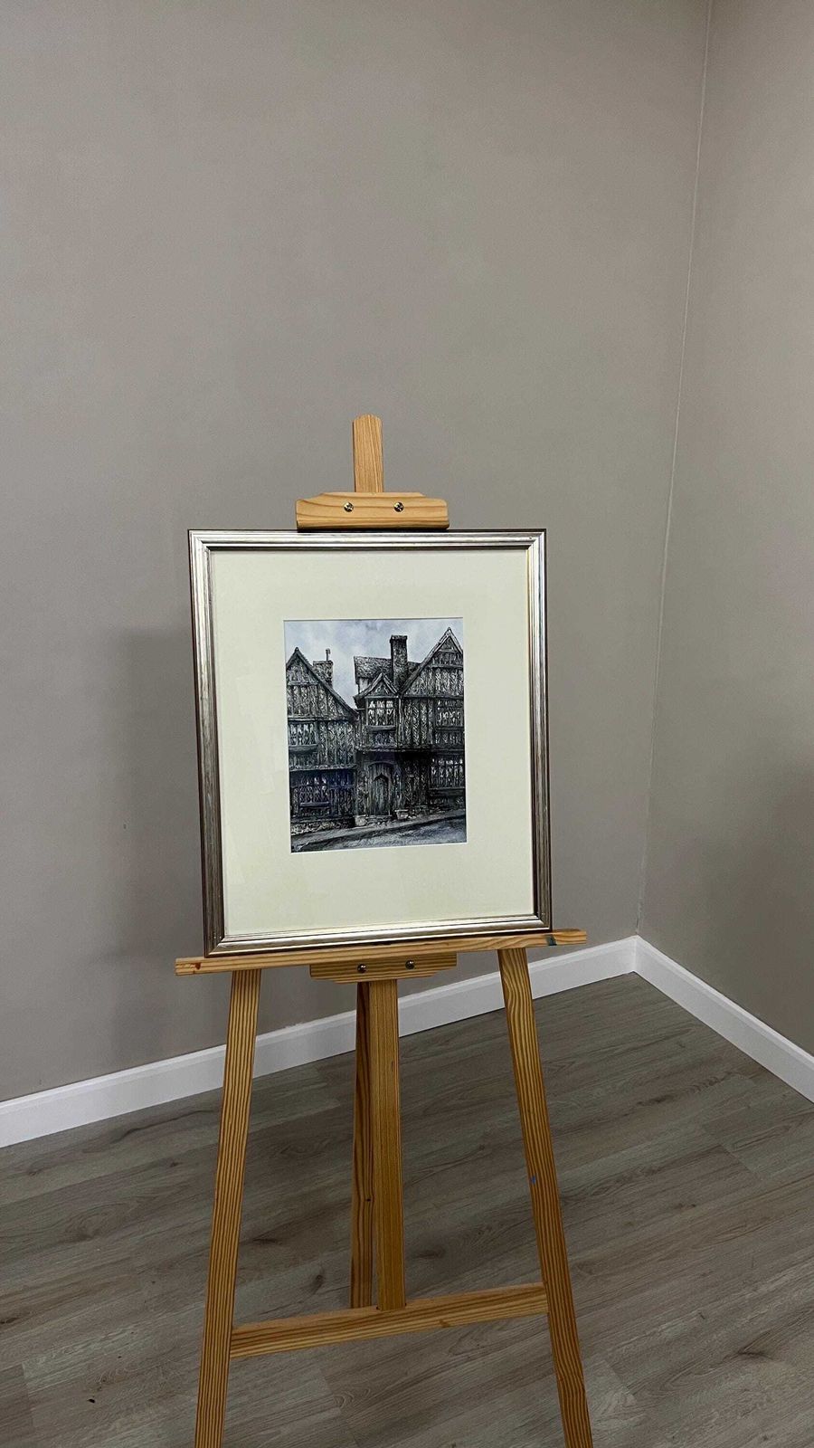photo for sale De Vere House Picture — Signed Ink & Watercolour Architectural Study Of De Vere House In London