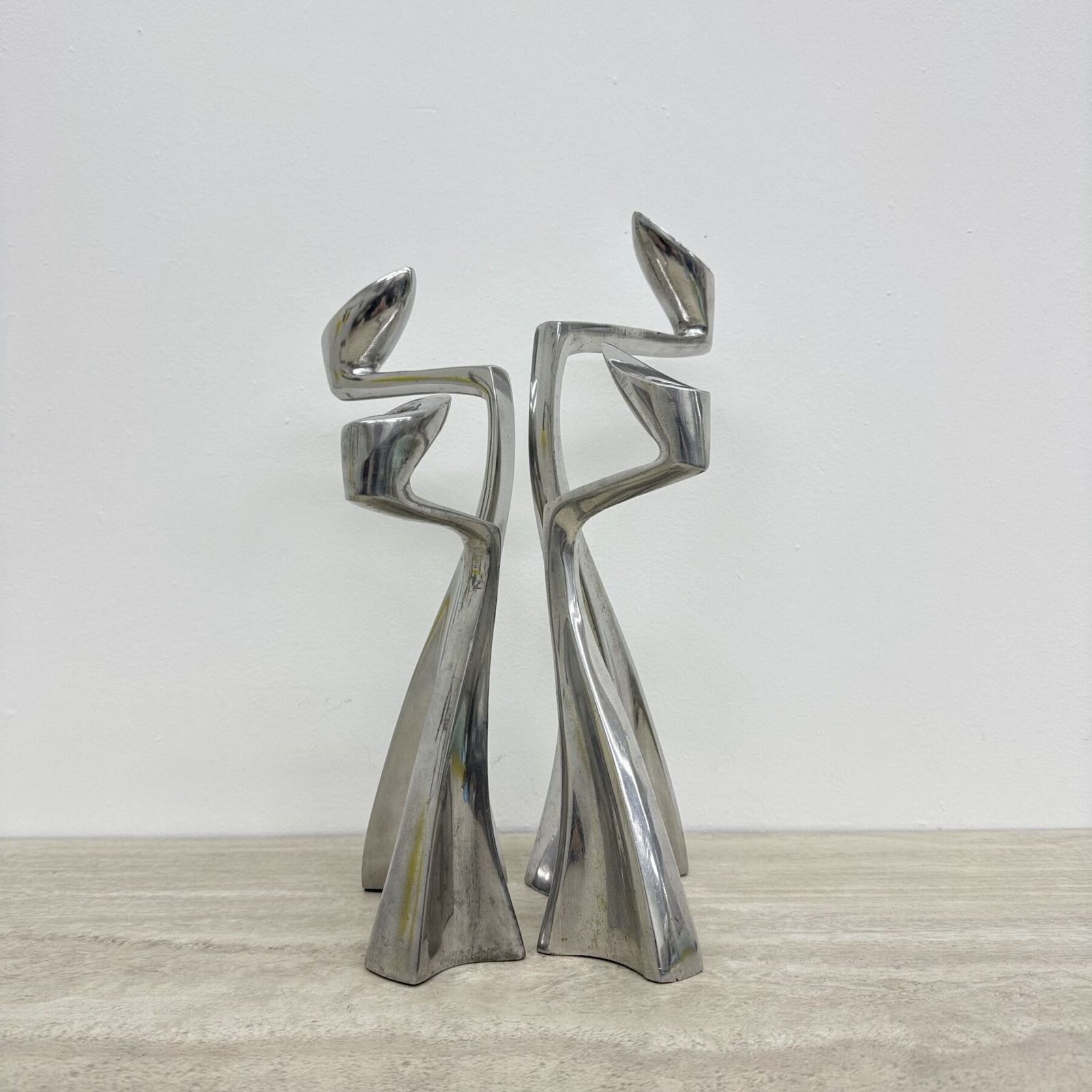 Scp ‘Swan’ / ‘Arclumis’ Candlesticks By Matthew Hilton, 1986